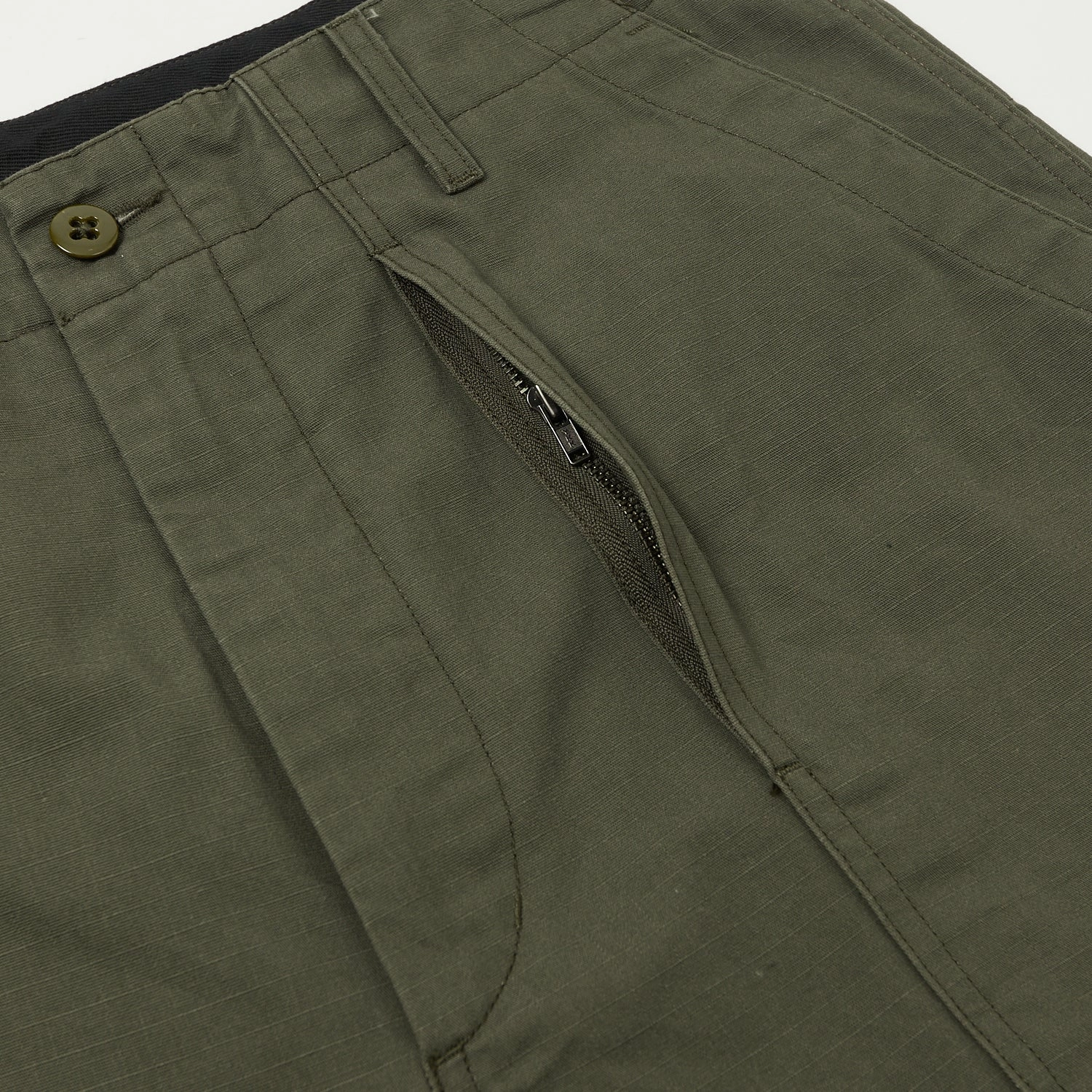Engineered Garments Heavyweight Ripstop Fatigue Pant - Olive AntiSlipGrip Organic Cotton