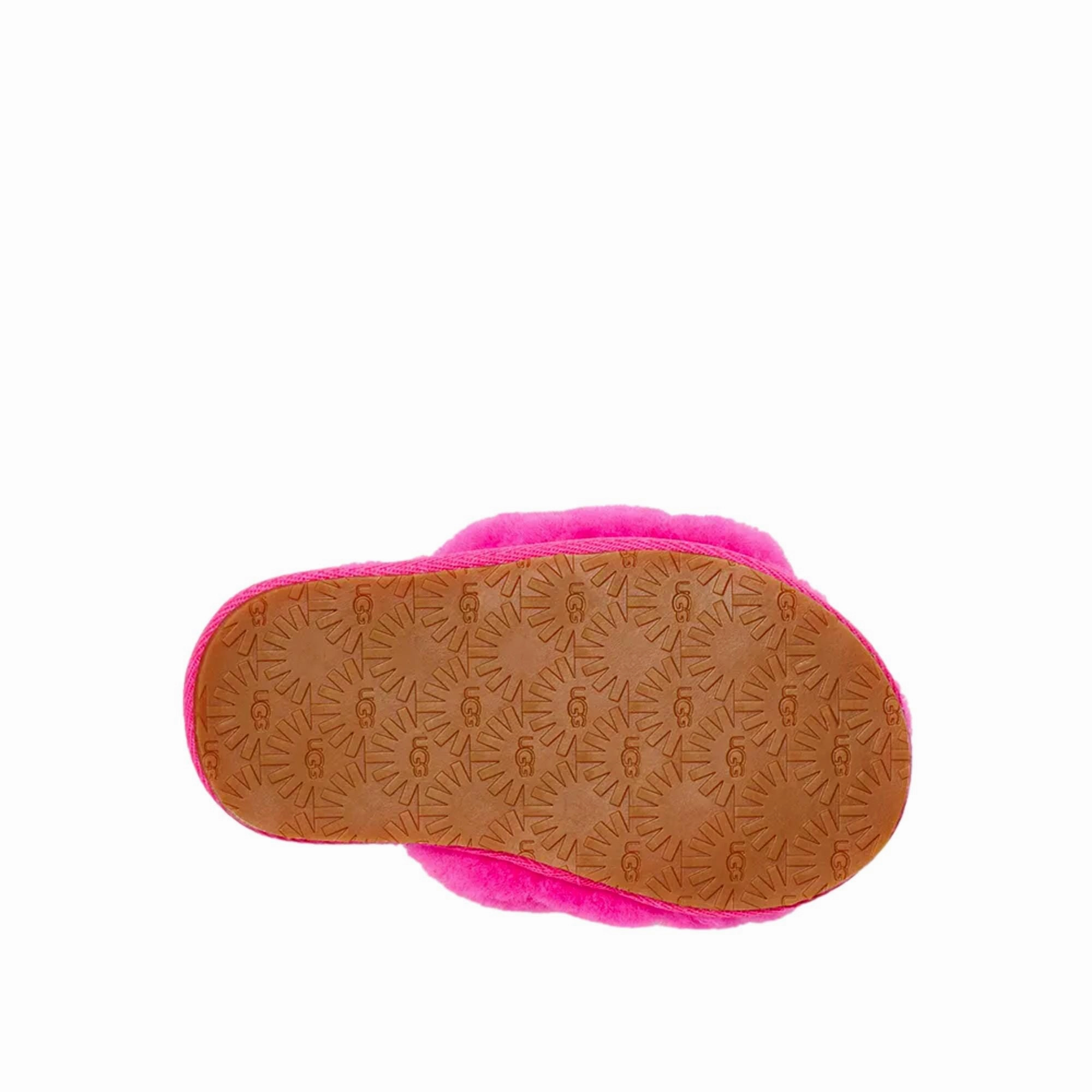 UGG Fluff Yeah Slide Rock Rose  1098579T-RCR Toddler Easy Strap