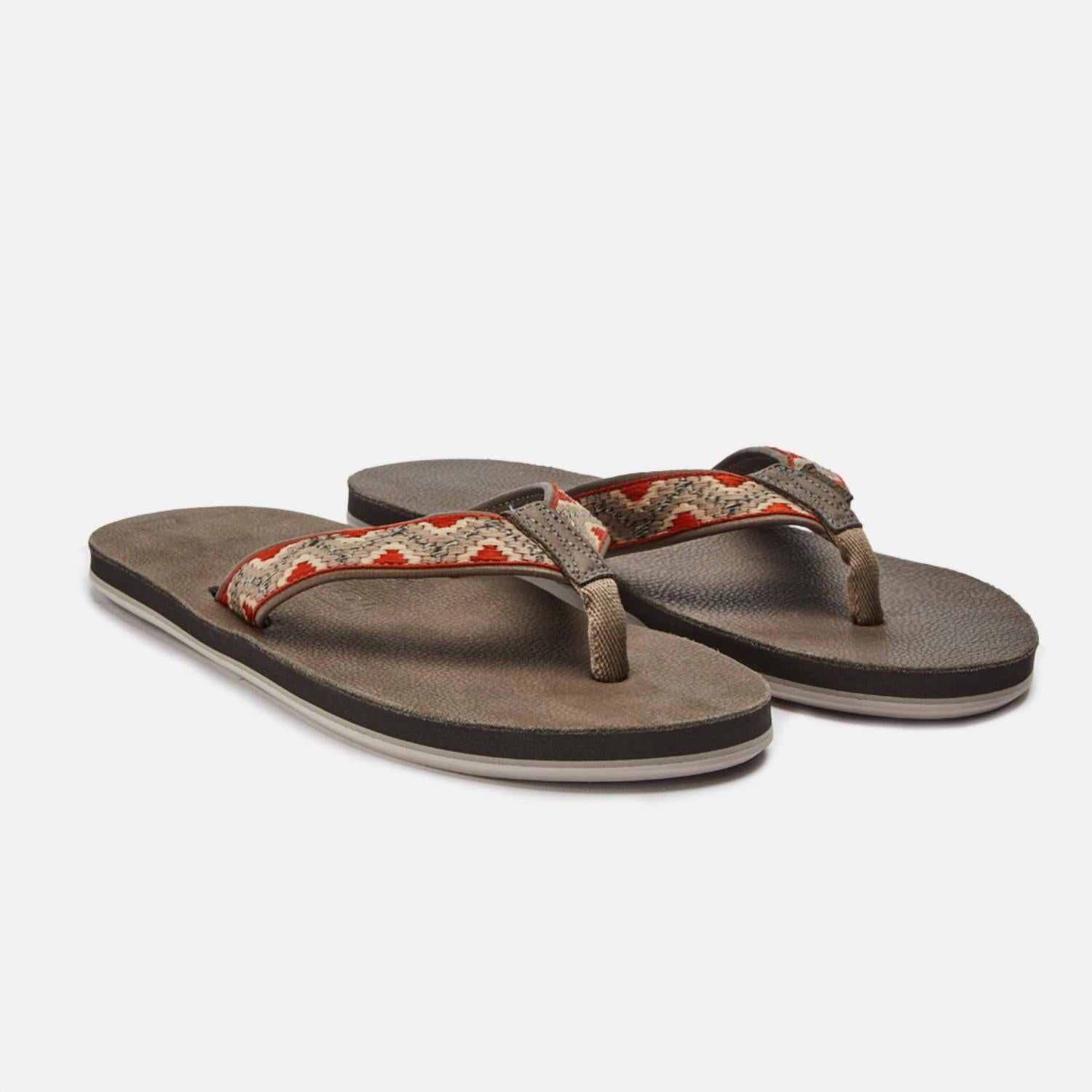 Toe Post Men's Fields Camino Flip Flops In Ash