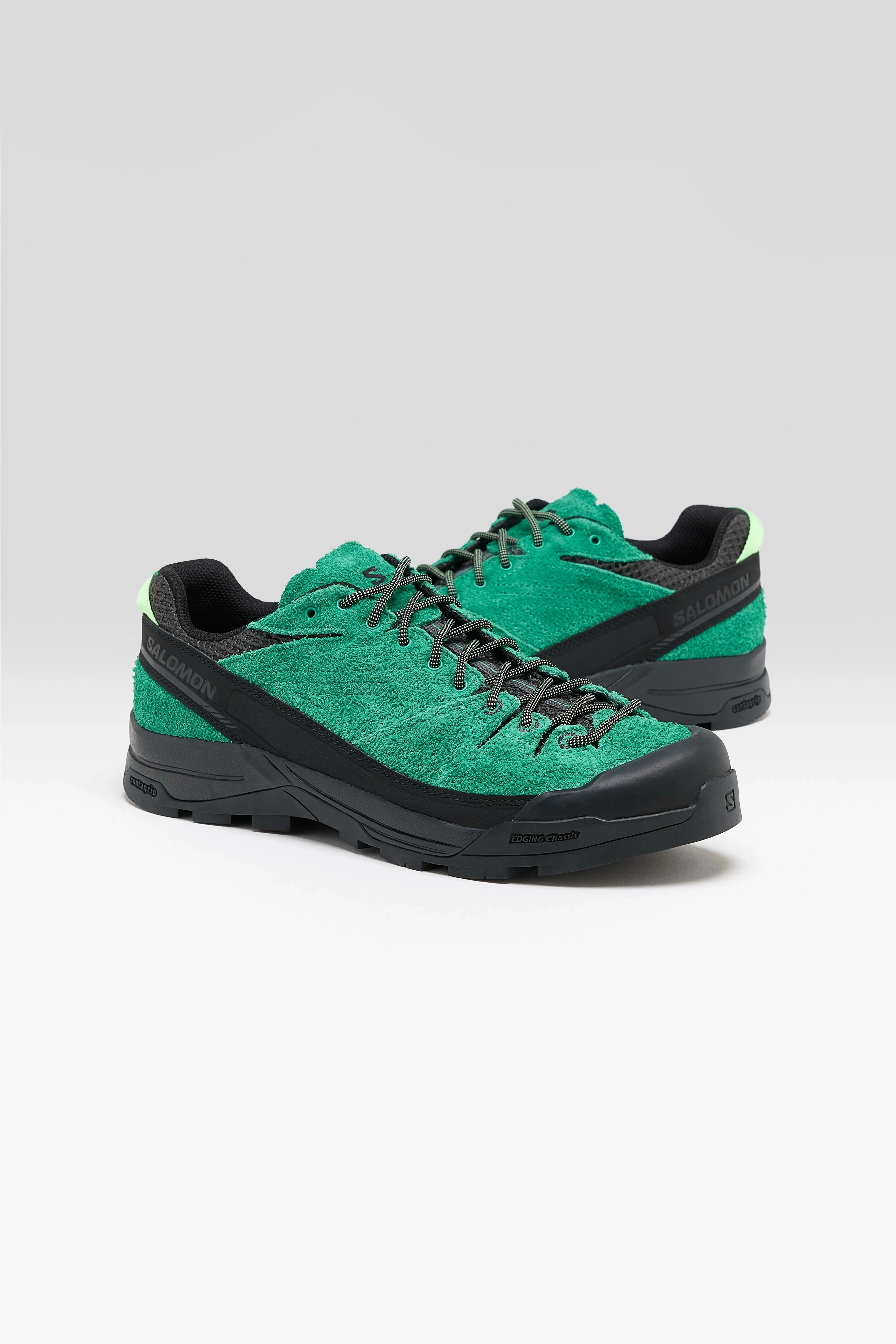 X-Alp Suede for Men  (252 / M / GREEN) Shock Dispersing Structure