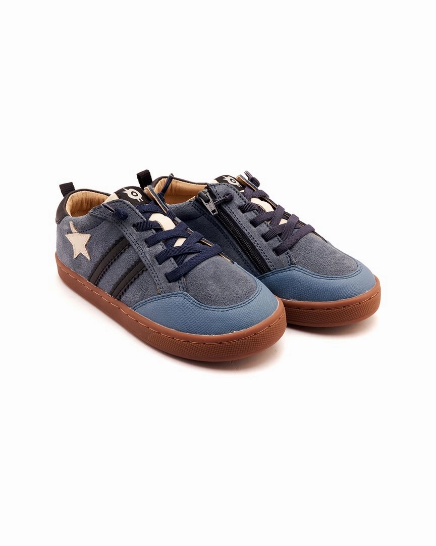 Mid Top Roll Step Old Soles WOS Runner Leather & Suede Sneaker