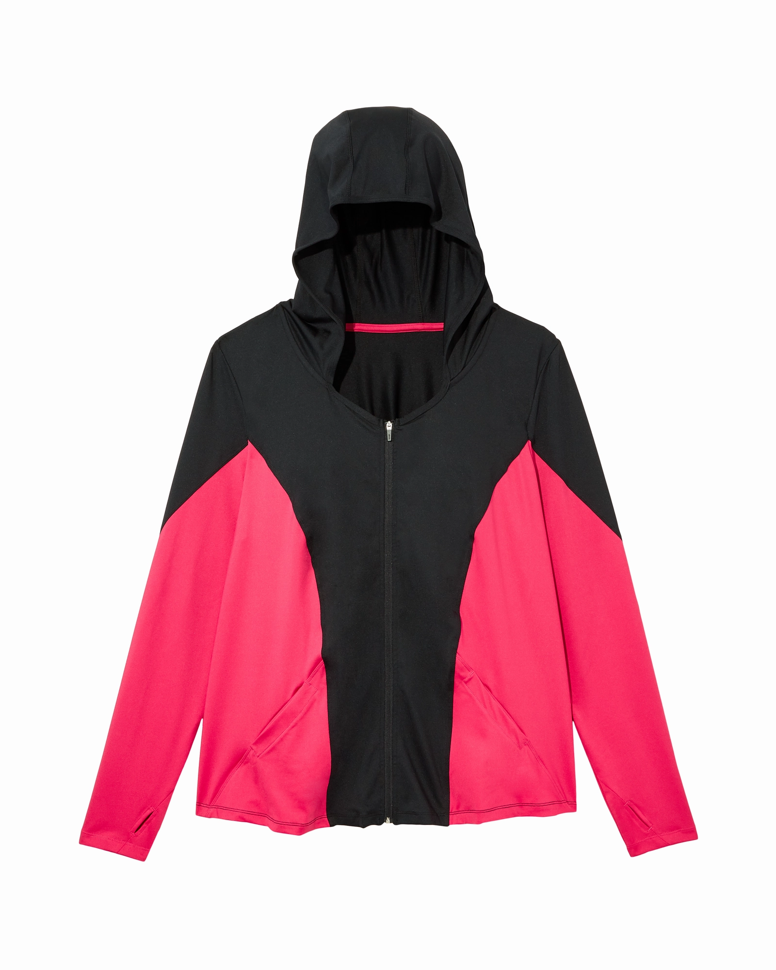 Alpine Hooded Jacket | Pink / Black Quick Dry Tech