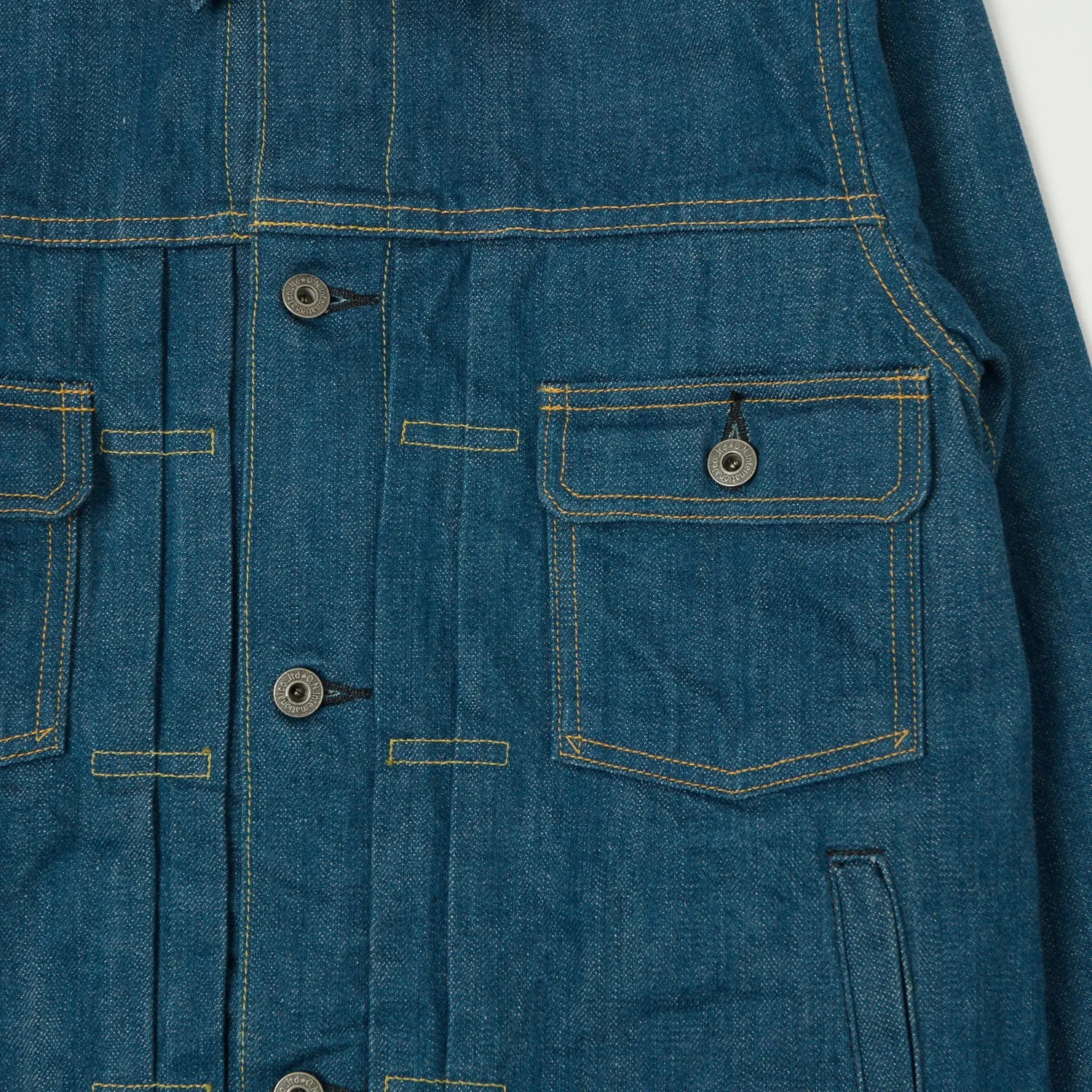 Hypoallergenic Fibers ONI Denim 02516P-OFBD Type II Denim Jacket - Rinsed