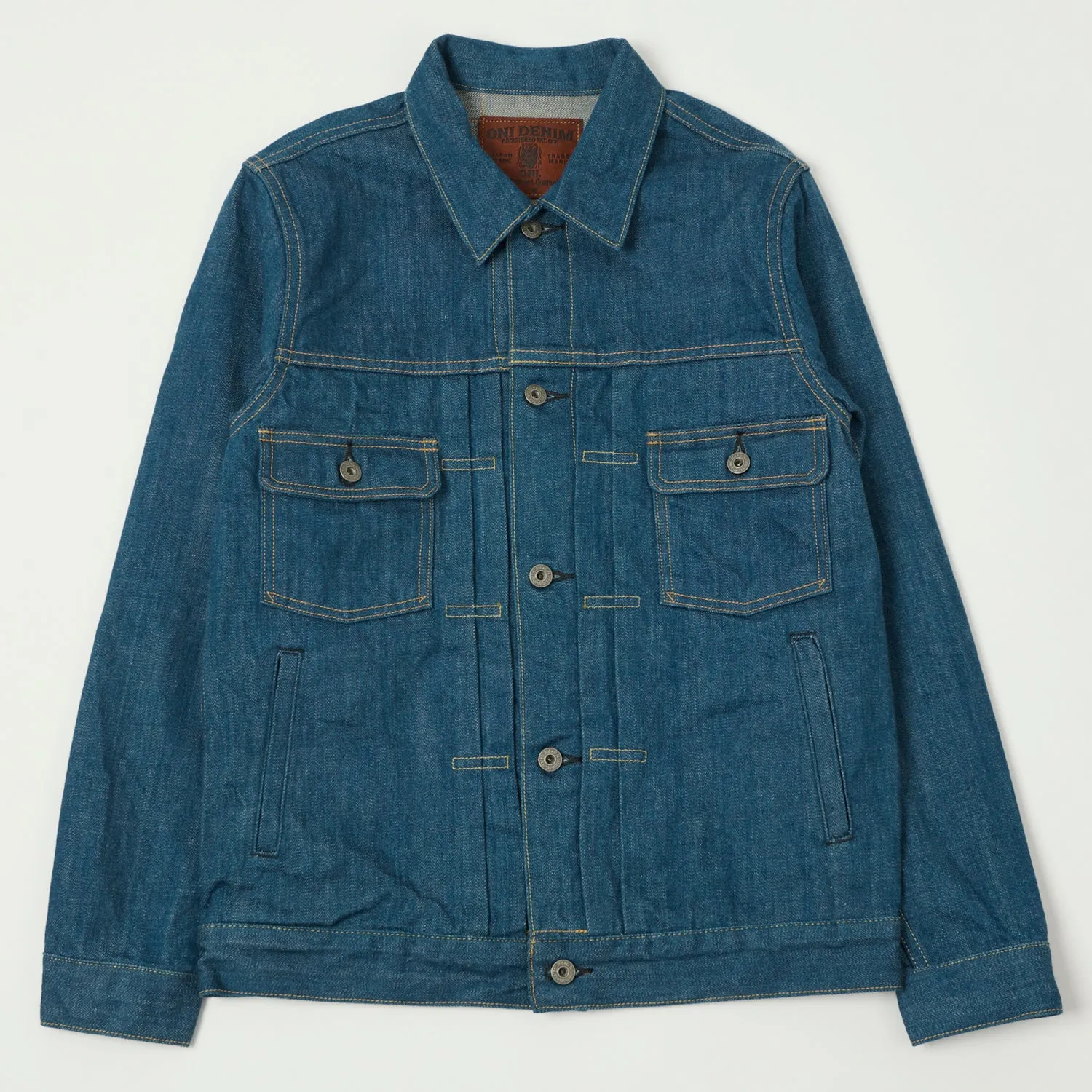 ONI Denim 02516P-OFBD Type II Denim Jacket - Rinsed Anti Pilling Surface Treatment