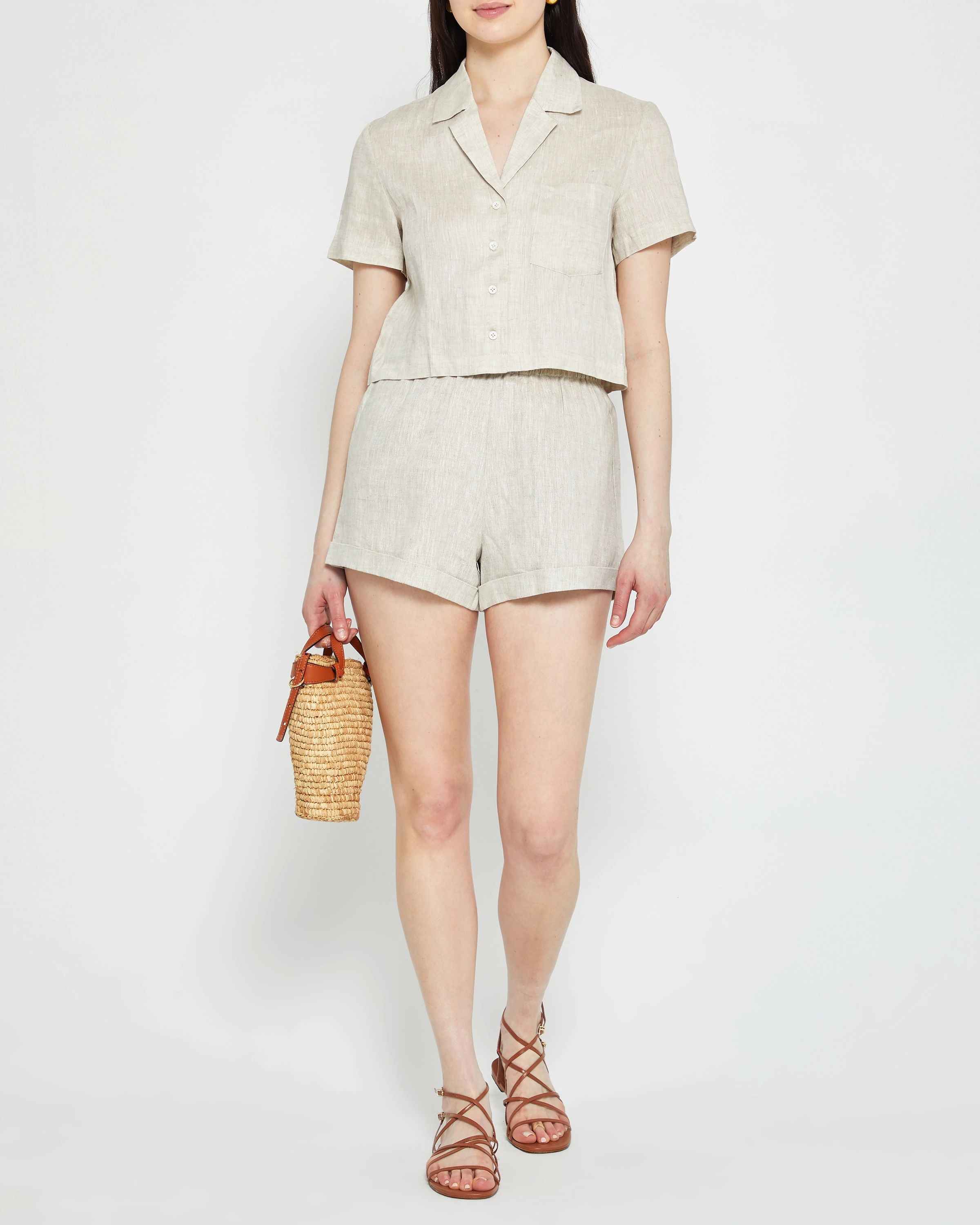 Everyday Linen Short picnic wear Breezy Stretch