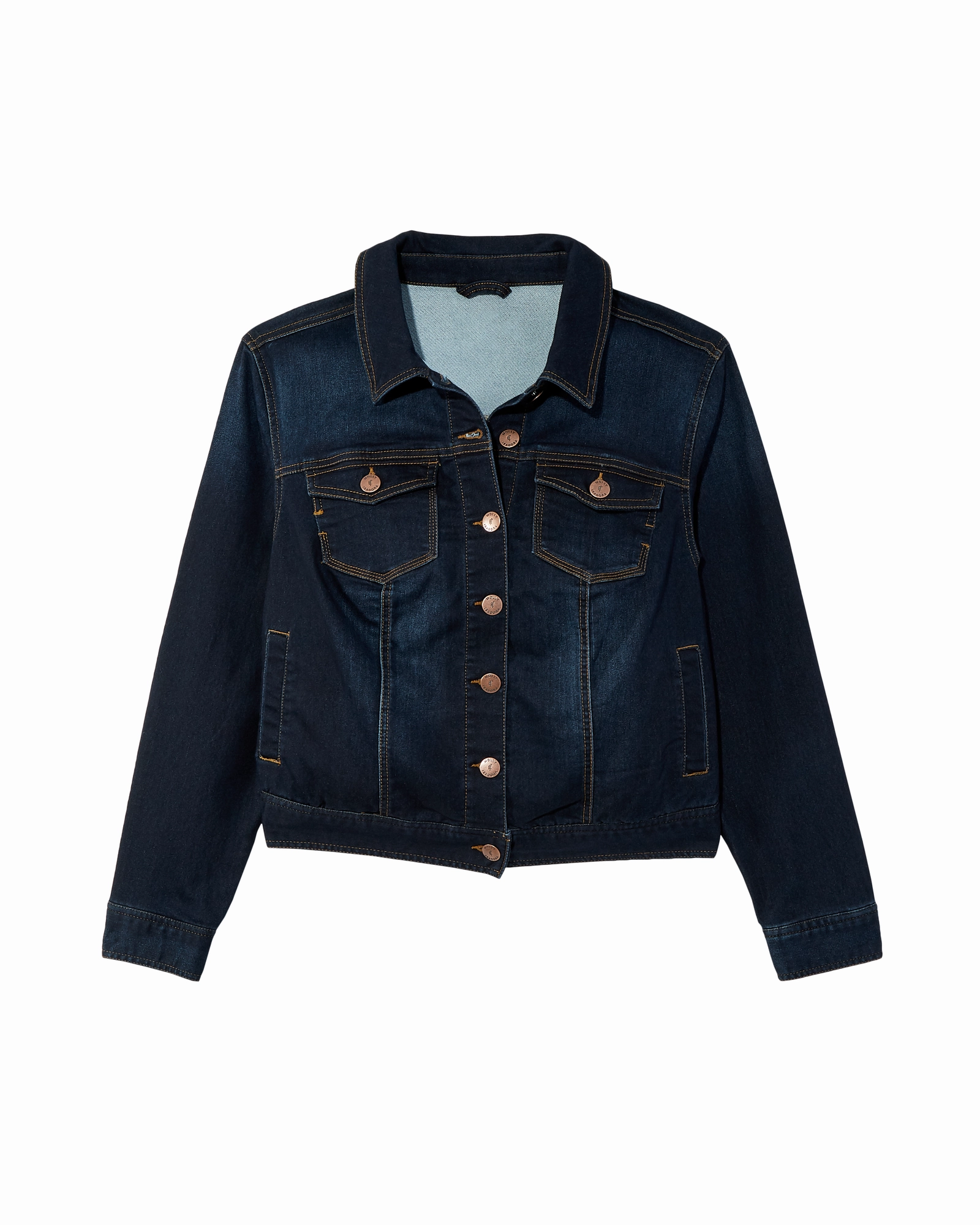 Linnea Denim Jacket | Dark Wash Inspire Sleek Comfort