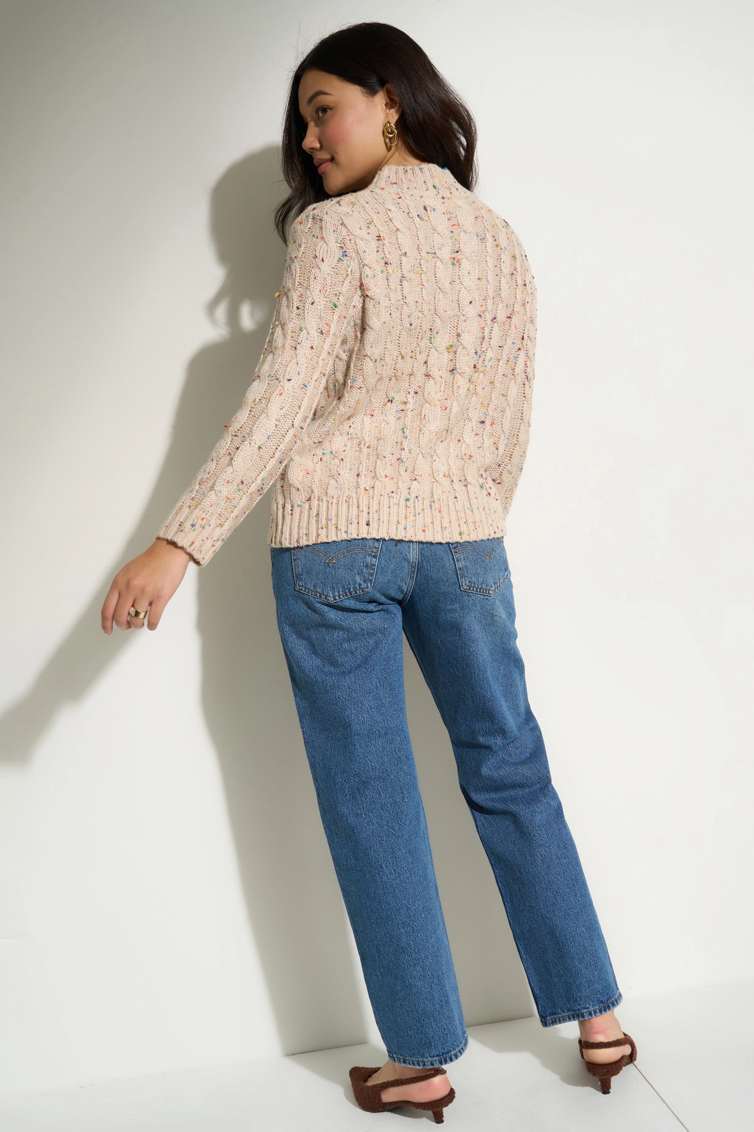 Aster Pullover - Ivory Cozy Design