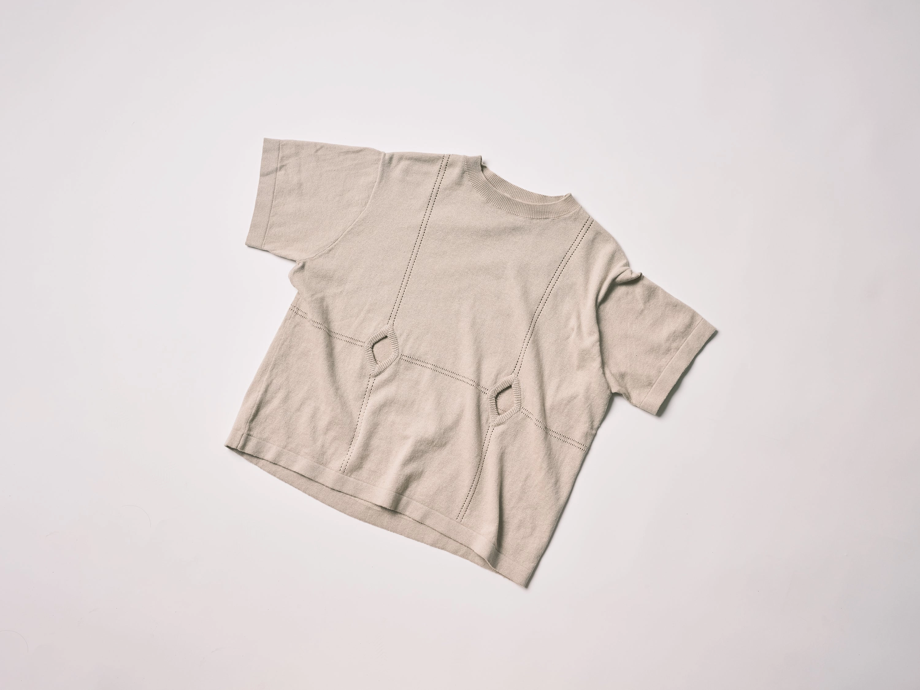 Diamond Tee - Mist Essential Knitwear Versatile knitwear