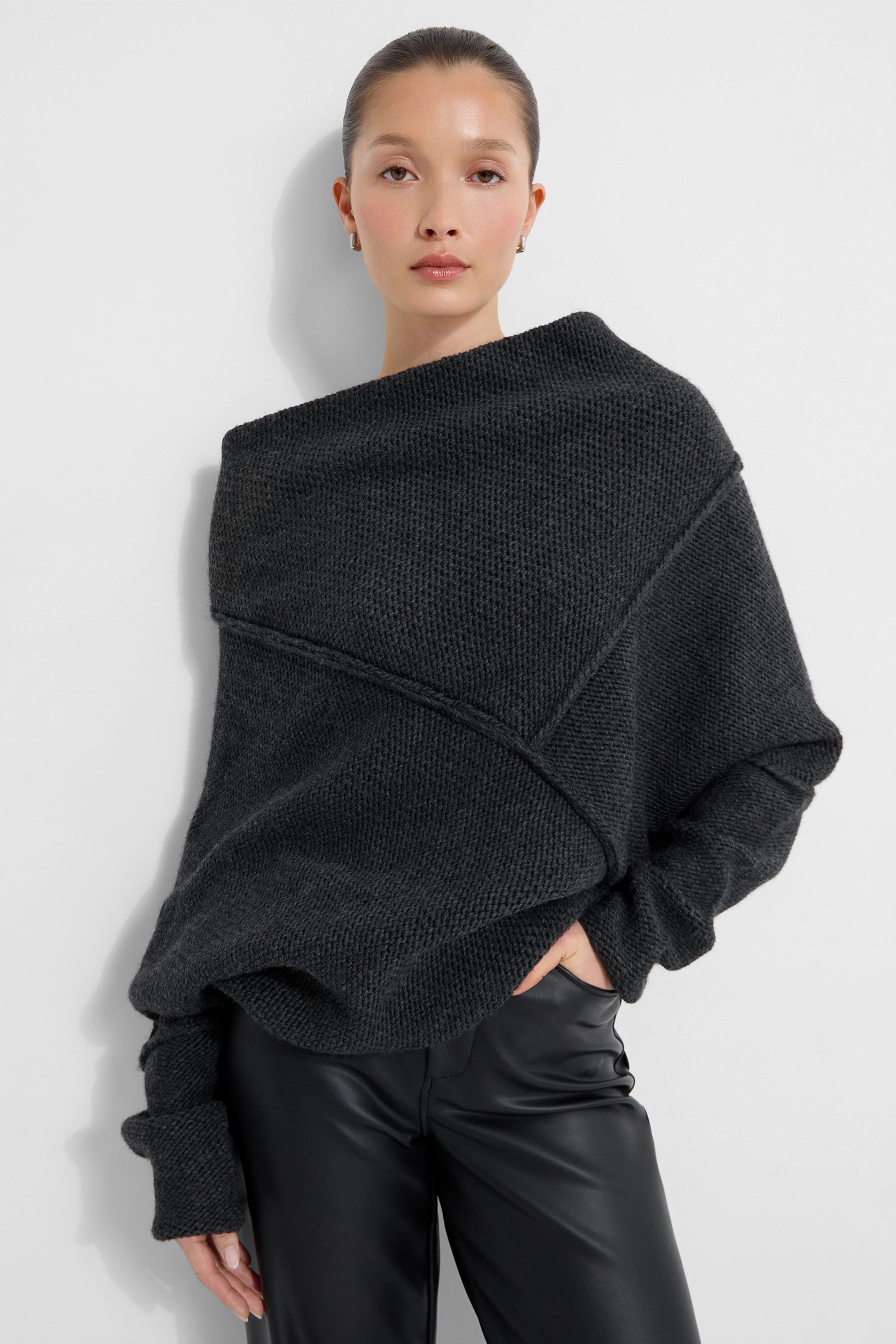 Plush Inner Lining Palmer Long Sleeve Top