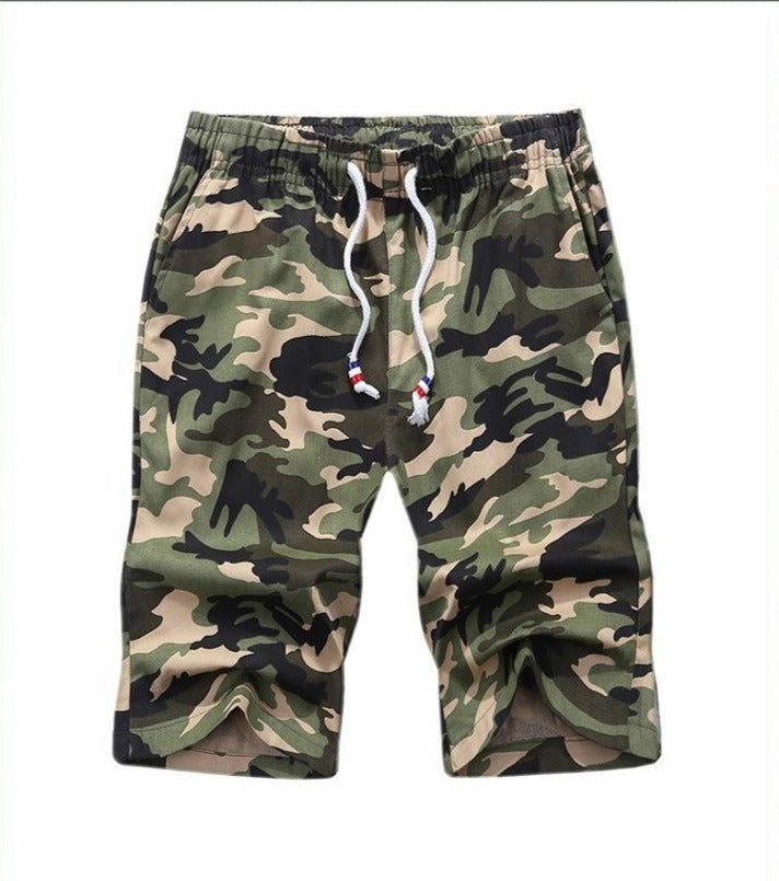 Casual Stretch West Louis? Camouflage Style Beach Shorts