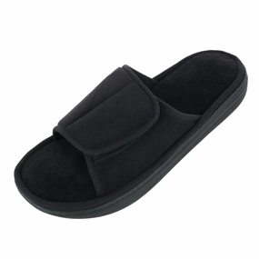 ReinforcedToe Men's Microterry Trevor Adjustable Slide Slipper