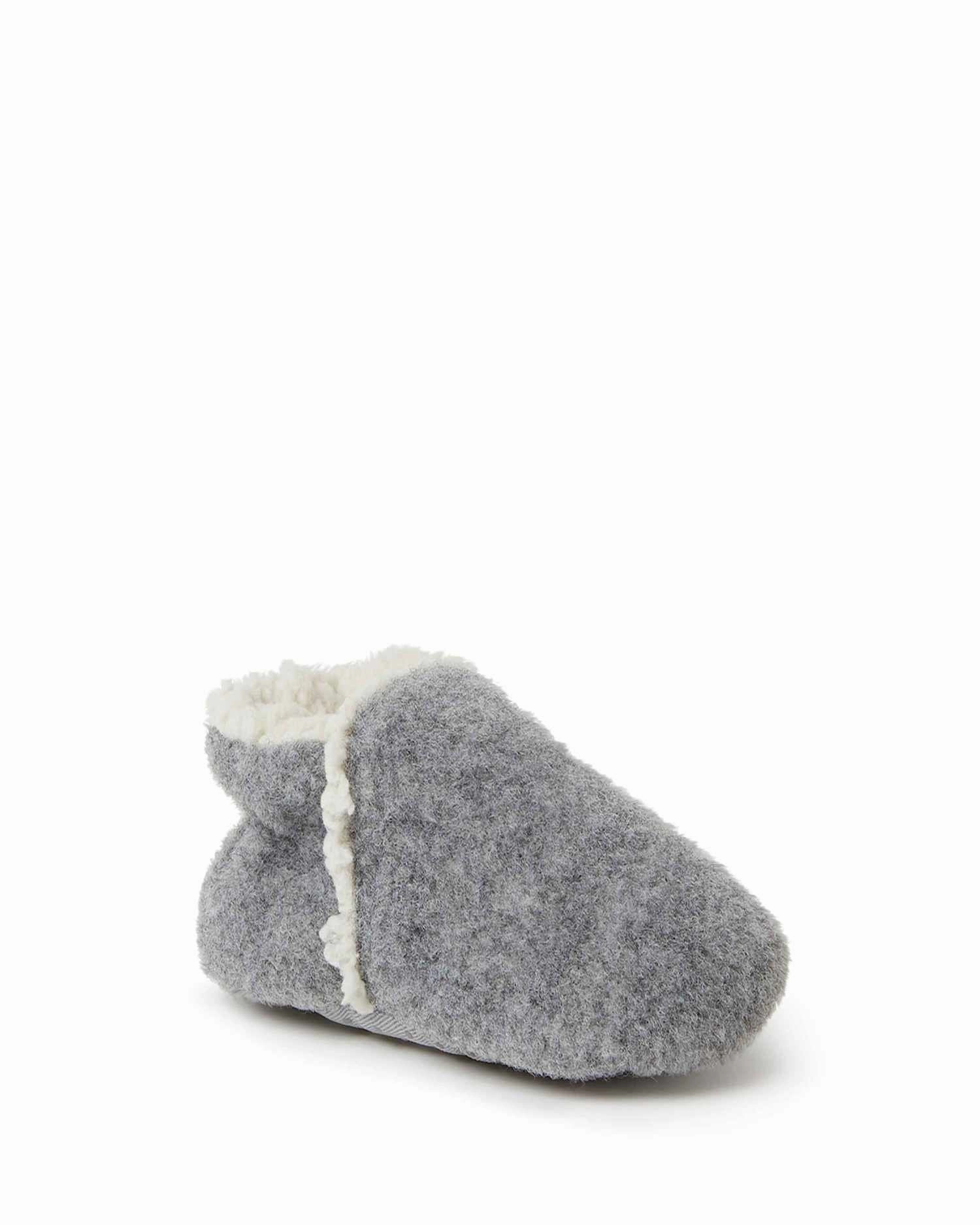 Dearfoams Kid's Baby Emerson Felted Closed Back Slipper Bridge Path