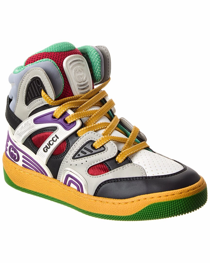 Trail Ease Gucci Basket Leather & Mesh Sneaker