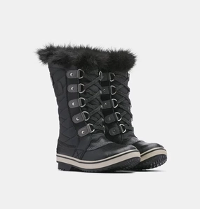 Sorel Tofino II 1690541-010 Kid Black Faux Fur Waterproof Winter Boot JOBB1902 Climber