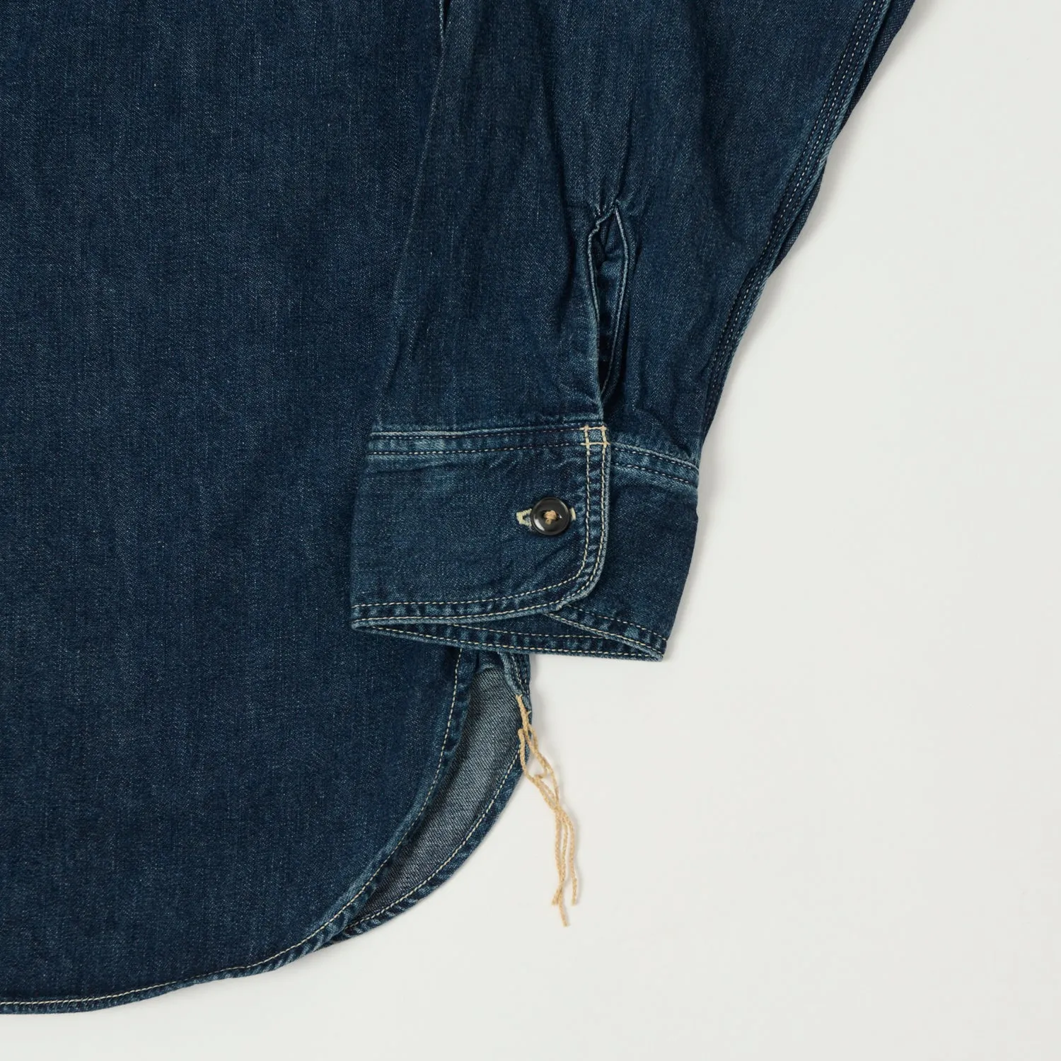 Spellbound Authentic 6oz Denim Work Shirt - Used Wash Comfortable Design