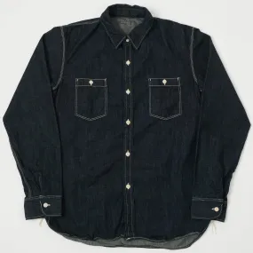 Breathable Layer No Slip Shoulder Grip Spellbound Denim Work Shirt - Indigo
