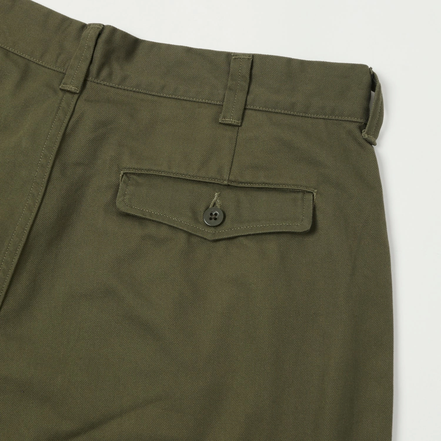 Spellbound Double Pleat French Trousers - Olive Perfect Movement