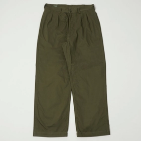 Day Adventure Spellbound Double Pleat French Trousers - Olive