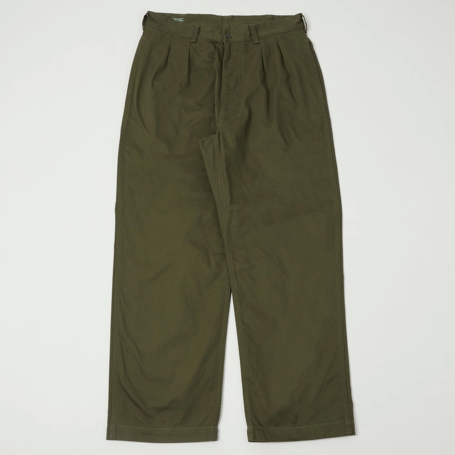 Day Adventure Spellbound Double Pleat French Trousers - Olive