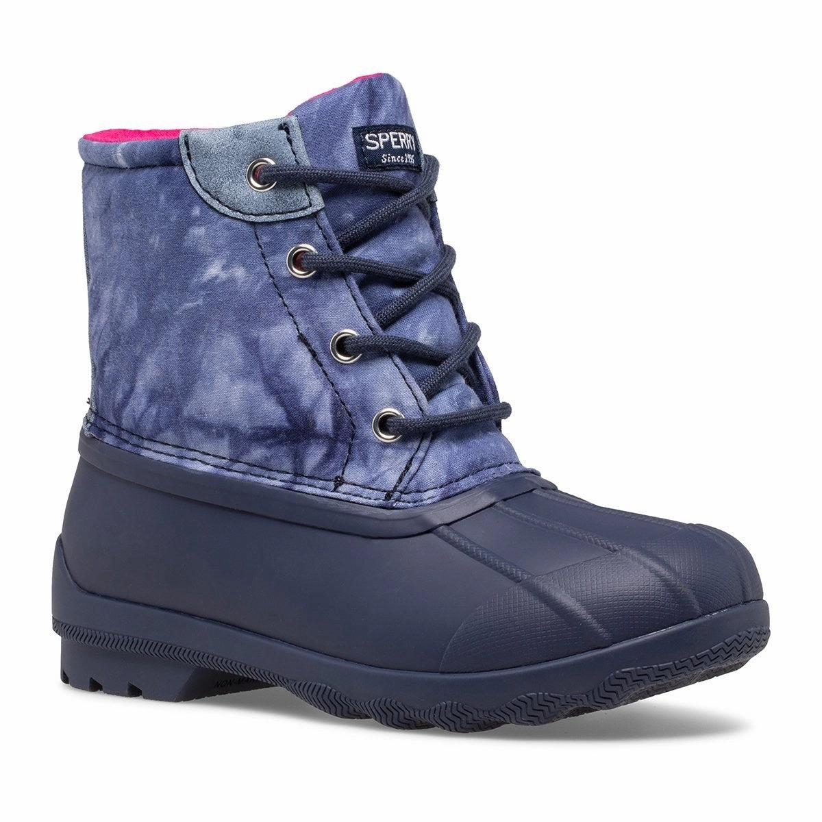 Sperry Top-Sider SCL165398 Kids  Navy Round Toe Ankle Duck Boots JOBB1109 Built For Comfort Essential Piece