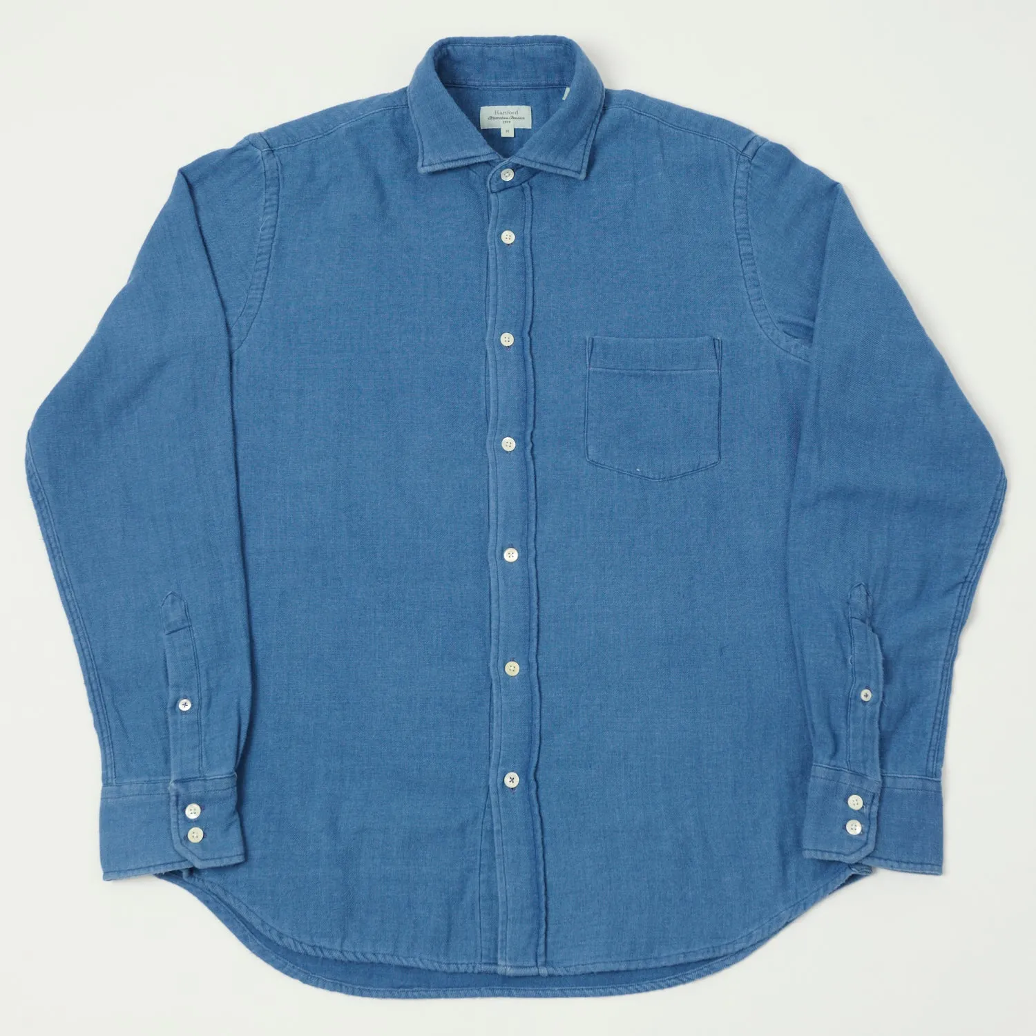Hartford Paul Shirt - Light Indigo Low Maintenance