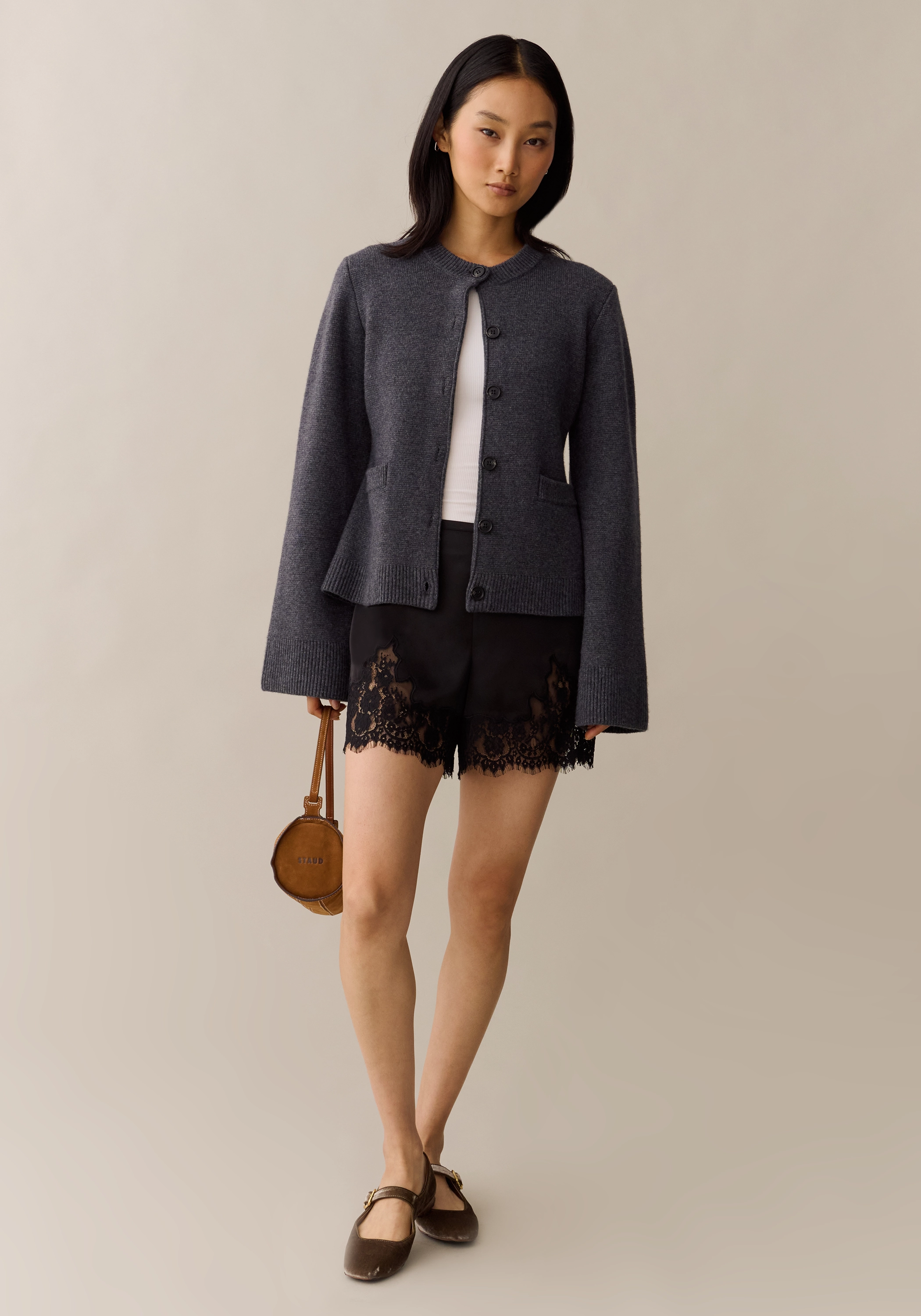 Low Profile Waistband Sleek Waistband Rosa Silk Satin Short