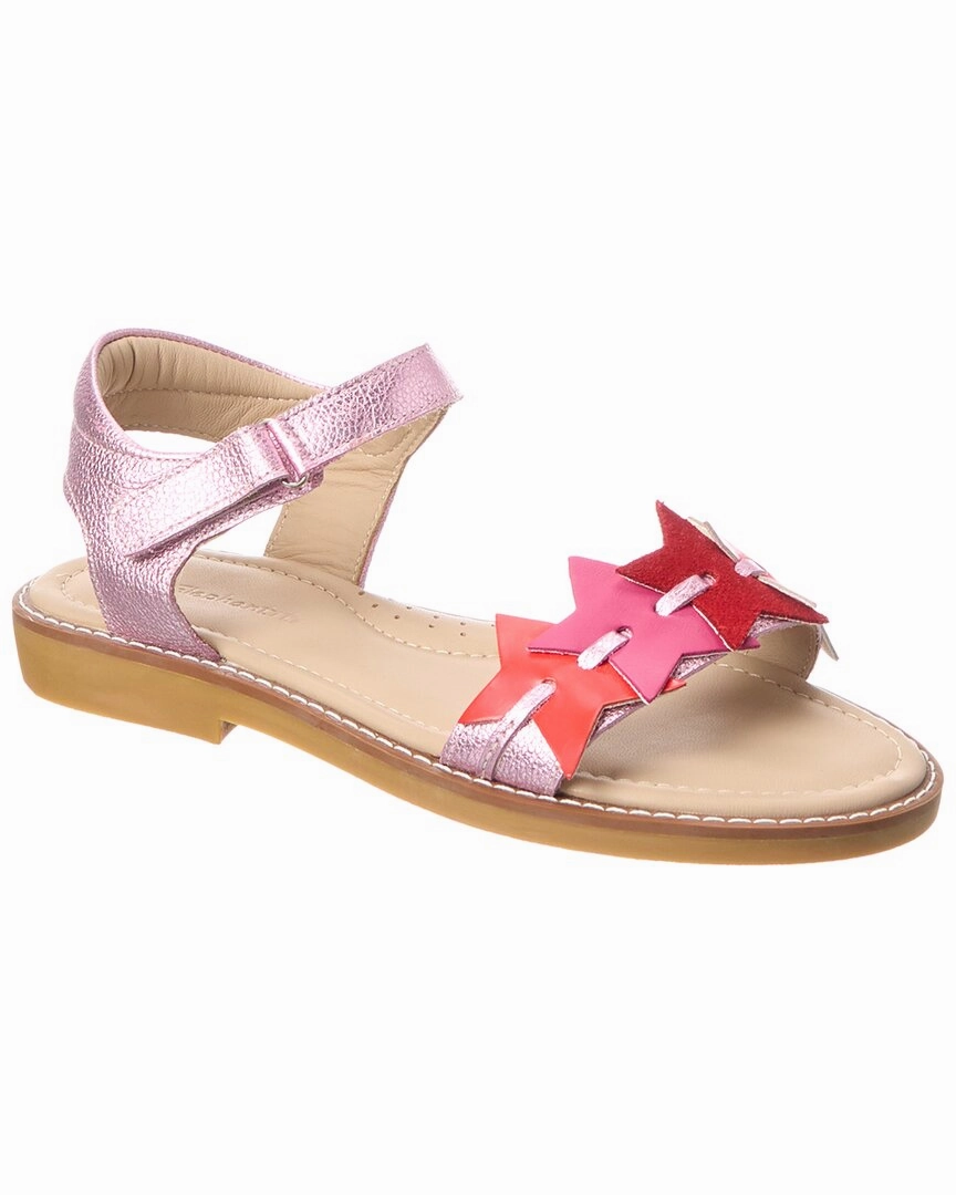 Bare Motion Cushioned Midsole Elephantito Stars Leather Sandal
