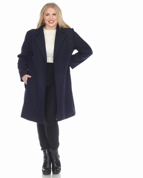 Women's Classic Walker Coat | Navy Enable men's fashion