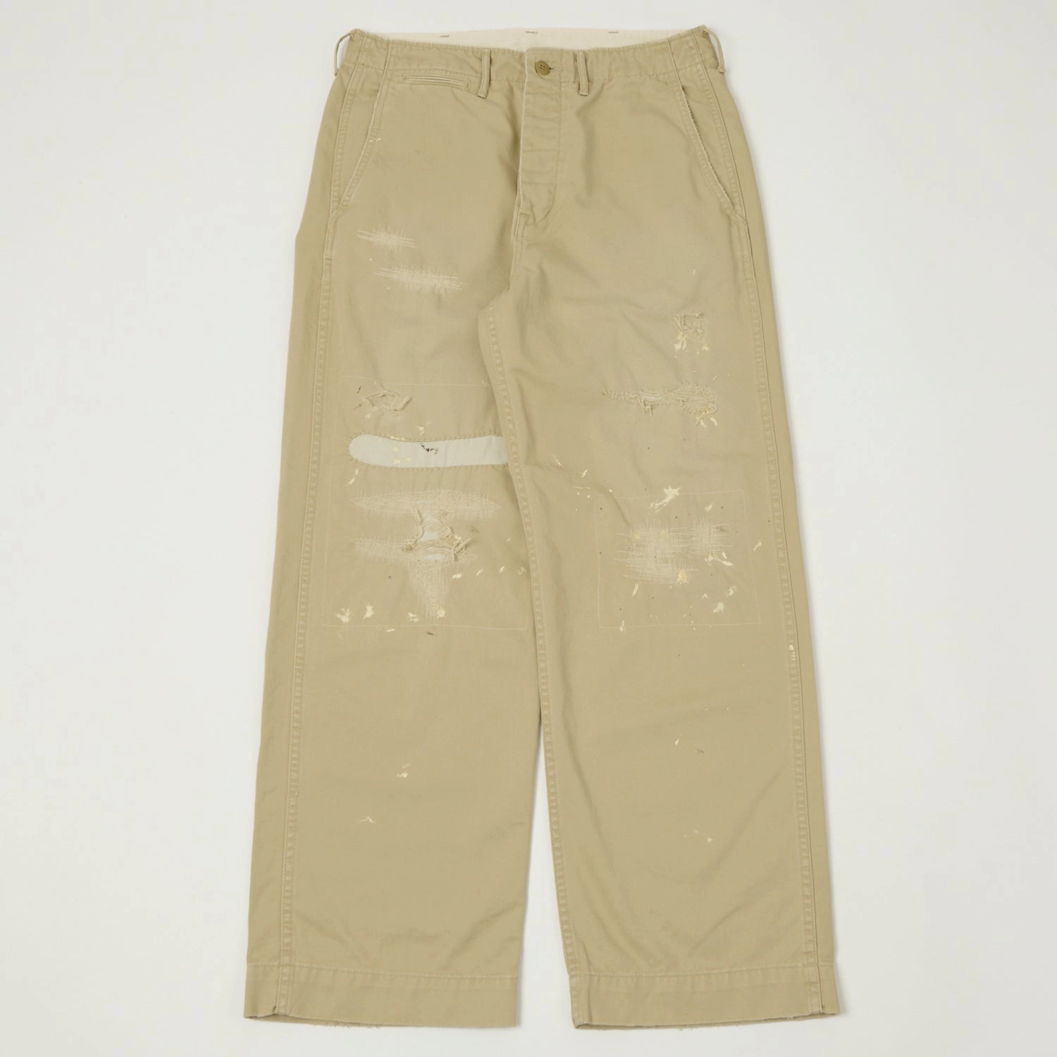 Lightweight Fabric Bonded Seam Technology Full Count 1201 U.S Army Chino 41 Khaki 'Freedom Fighter' - Khaki