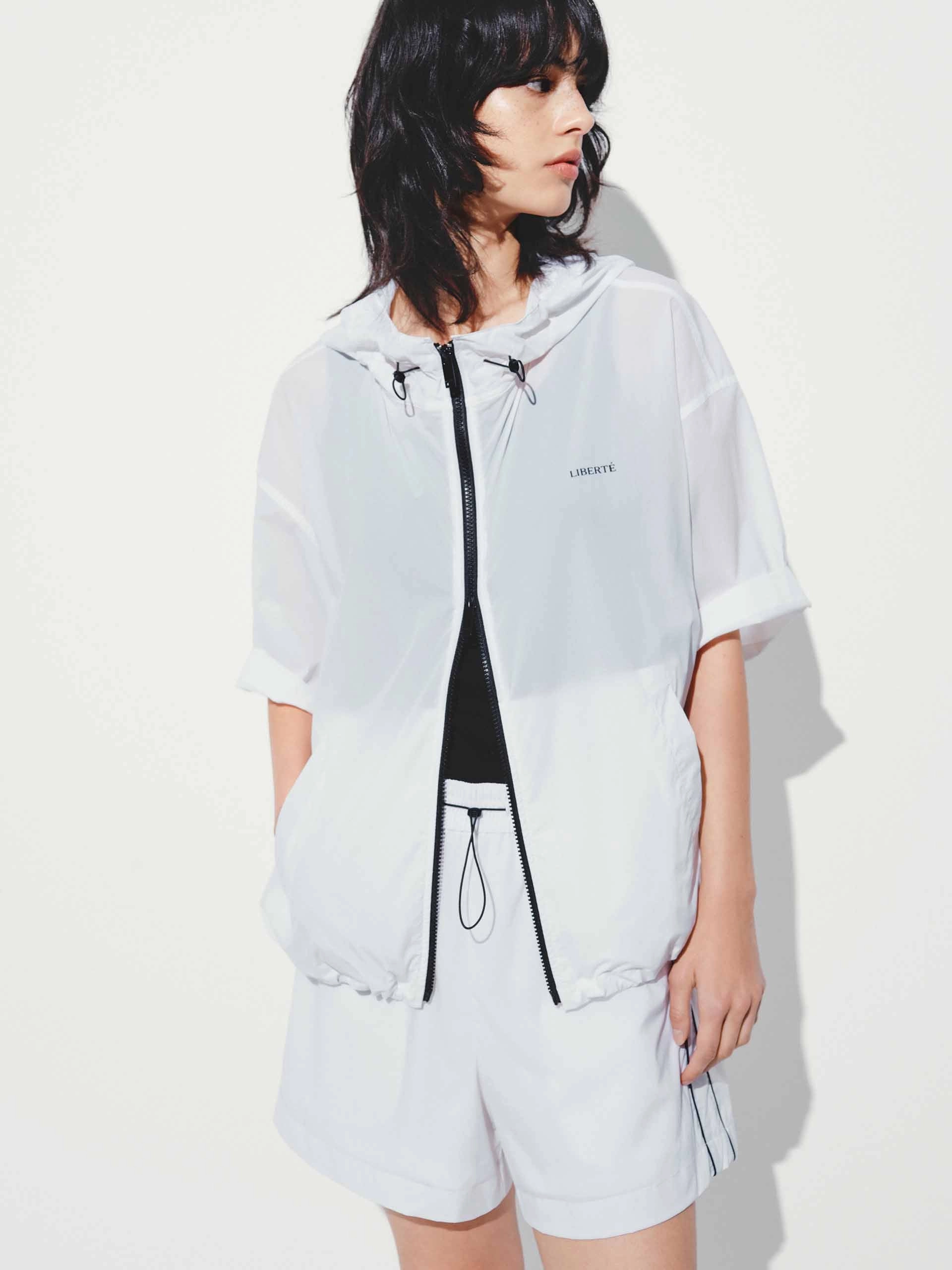 Insulated Design Drawstring Hem Hooded Coat