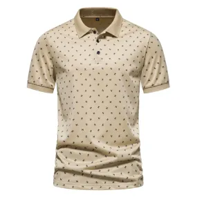 West Louis? Business Style Short Sleeved Polo Shirt Relaxed Shirt