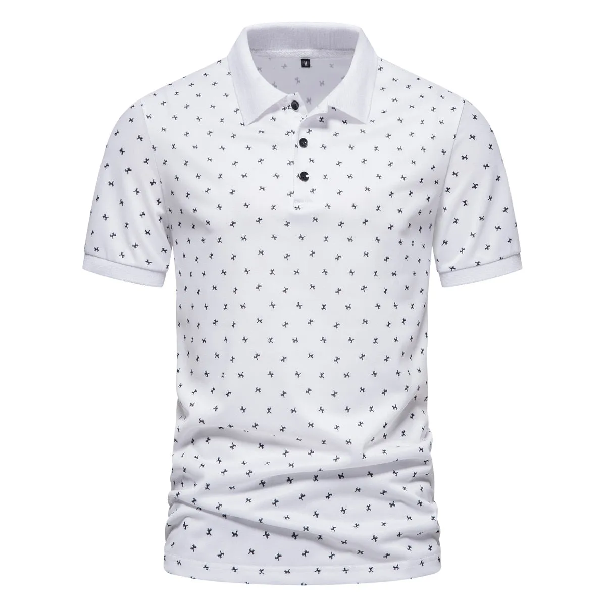West Louis? Business Style Short Sleeved Polo Shirt Sporty Elegance