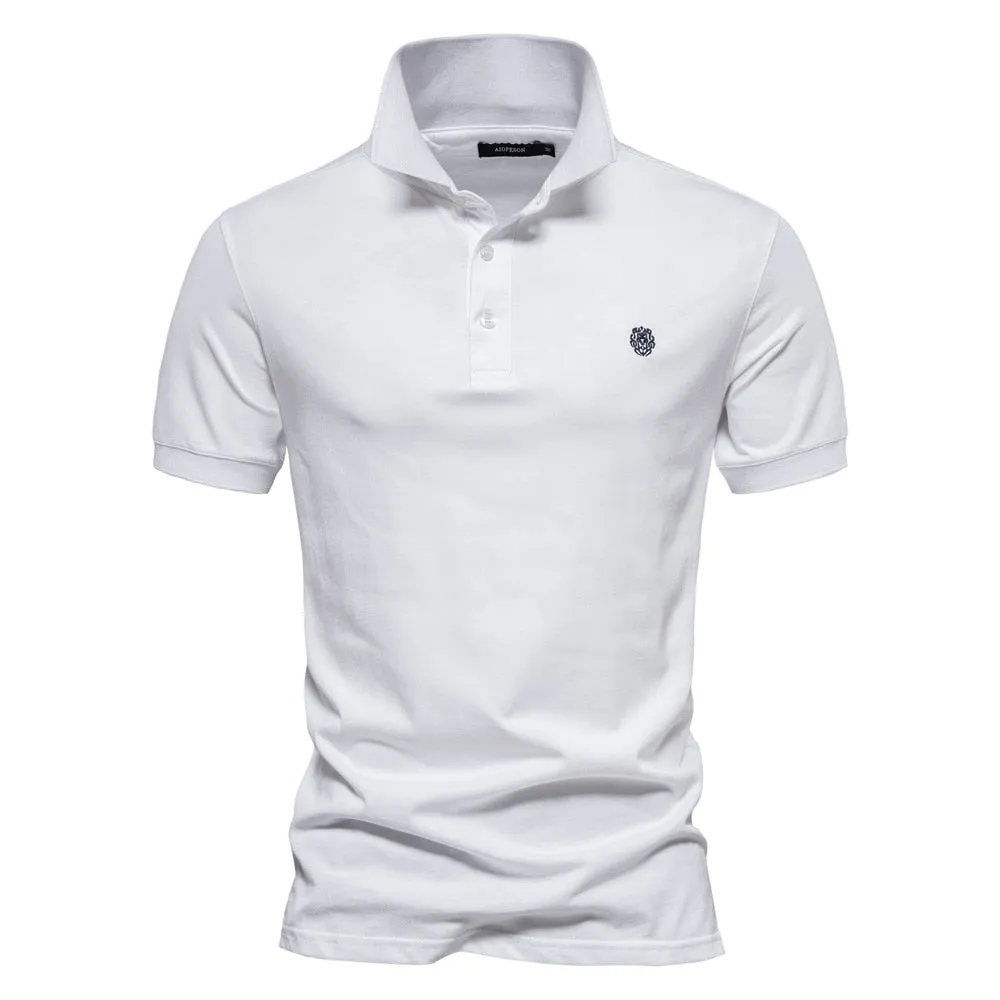 Tailored Style West Louis? 100% Cotton Embroidered Polo Shirt