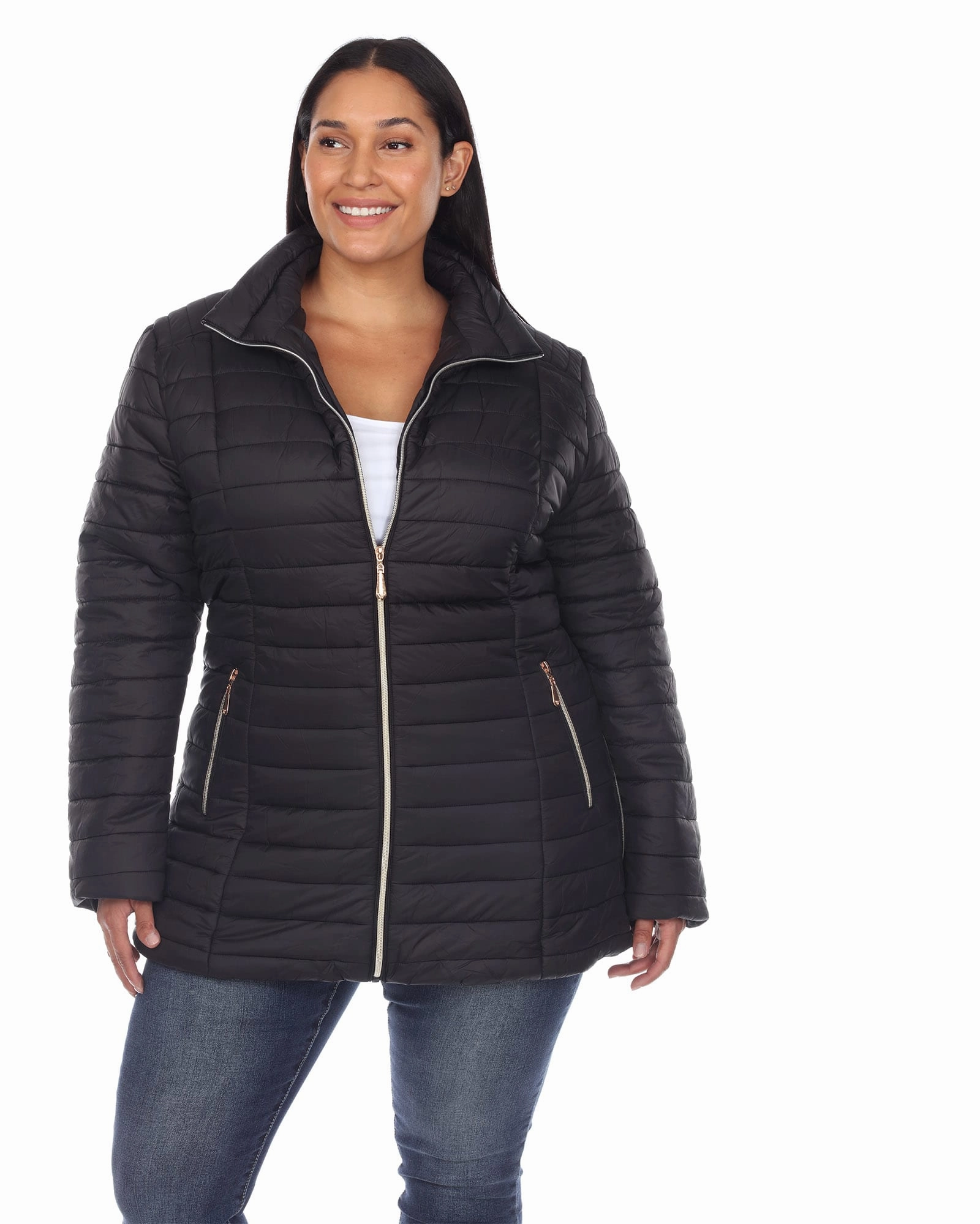 Puffer Coat | Black summer season