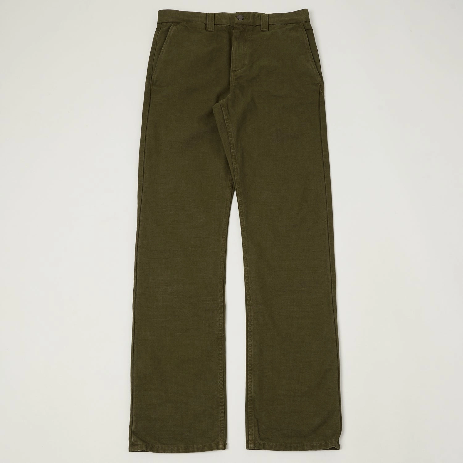 Freenote Cloth Heavyweight 14oz Slub Deck Pant - Army Green Timeless Design SeamlessConstruction