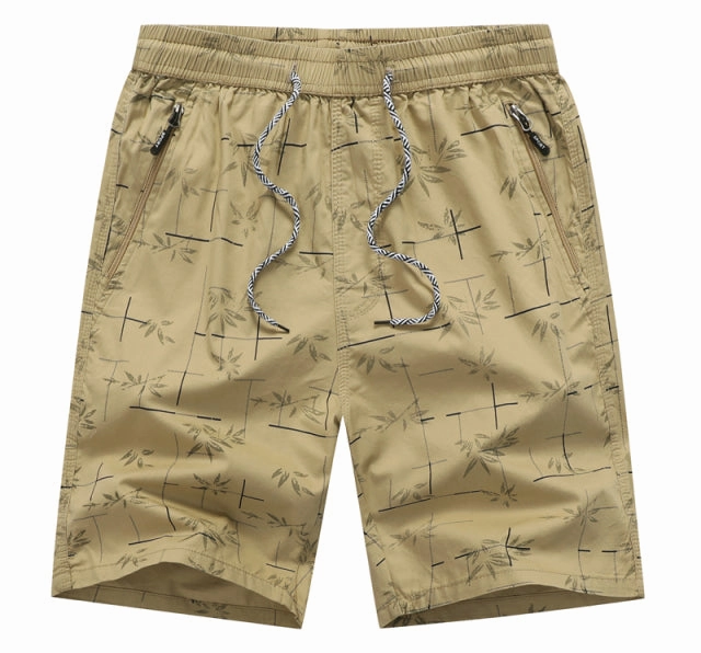 Multi Panel Construction Eye-catching Design West Louis? Summer Cotton Bermuda Beach Shorts