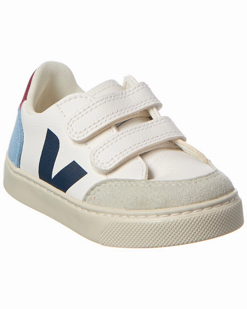 VEJA Small V-12 Chromefree Leather Sneaker Bus Hop