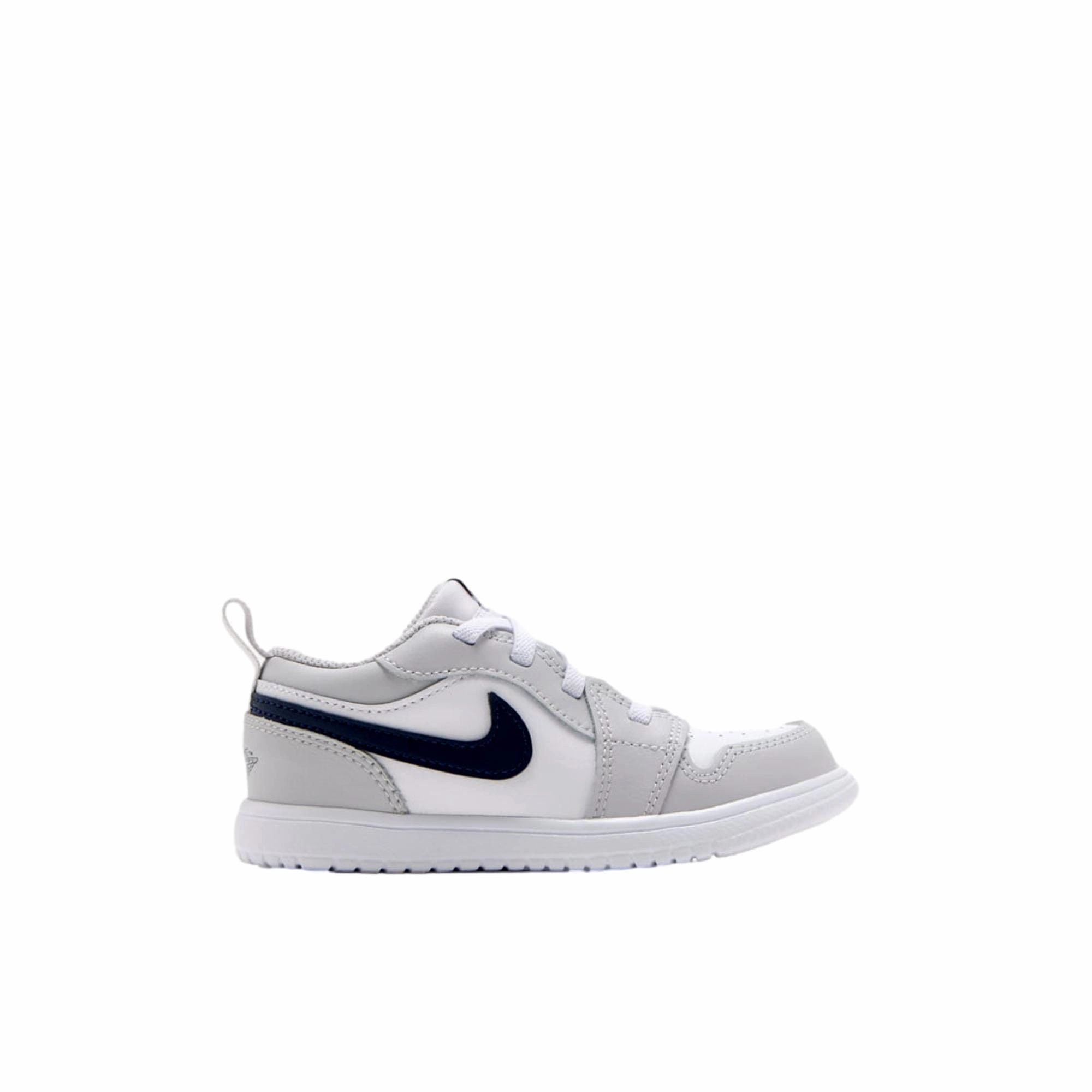 Nike Jordan 1 Low Alt White / Neutral Grey / Midnight Navy  DR9747-146 Toddler Outdoor Easy