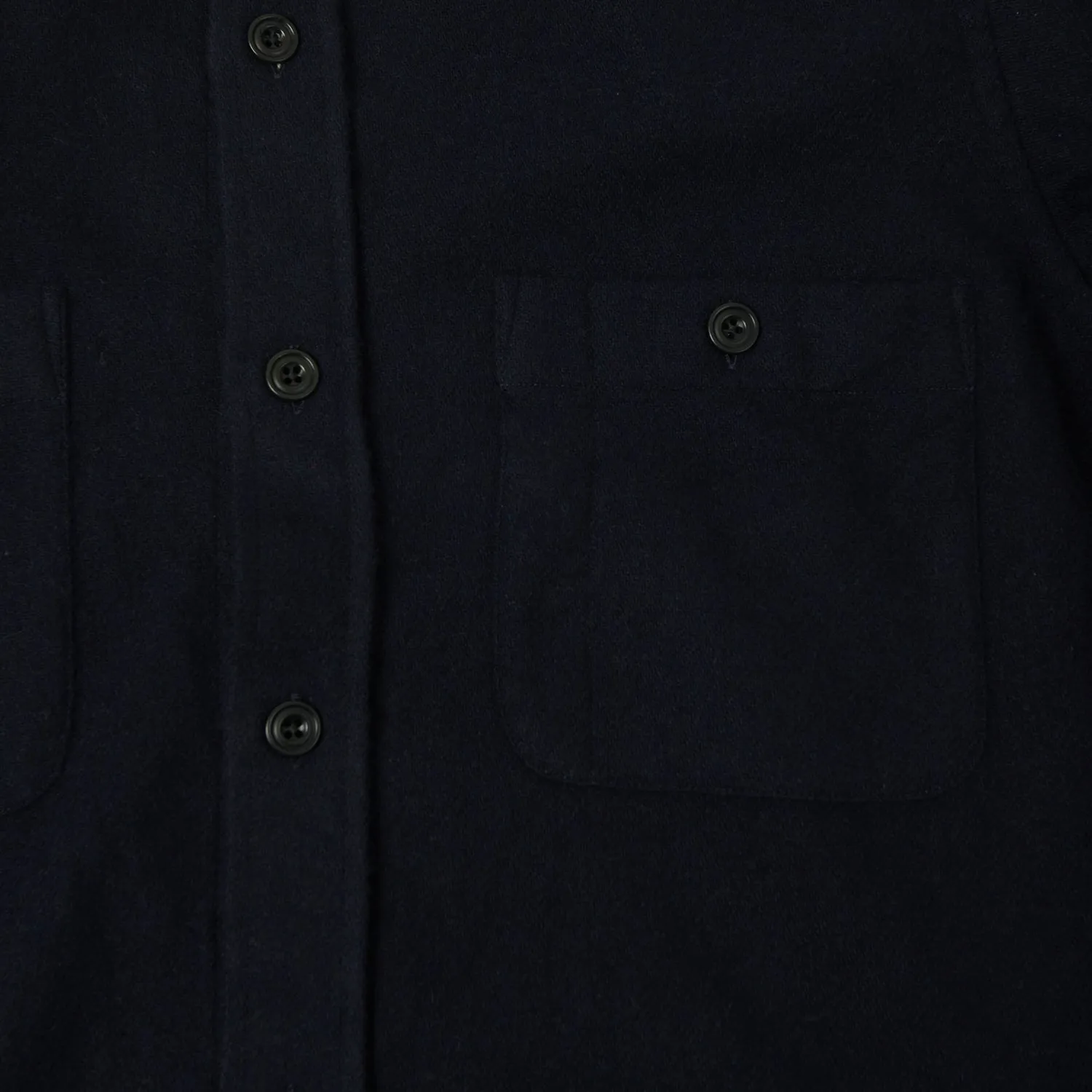 Affordable Fashion Street Chic Hartford 'Percey' Wool Shirt - Navy