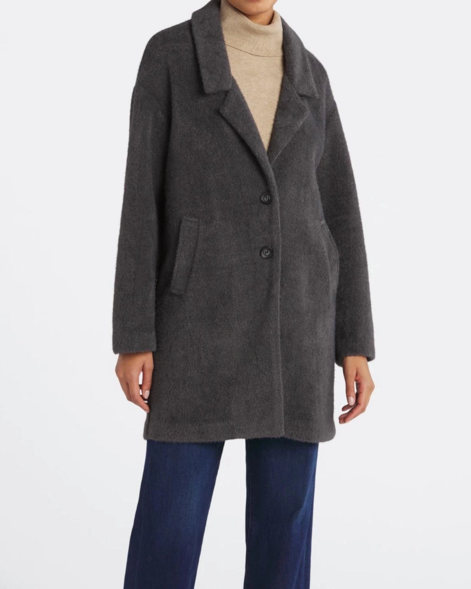 Sweeny Coat in Mineral | Mineral All-Purpose Outerwear Compliment
