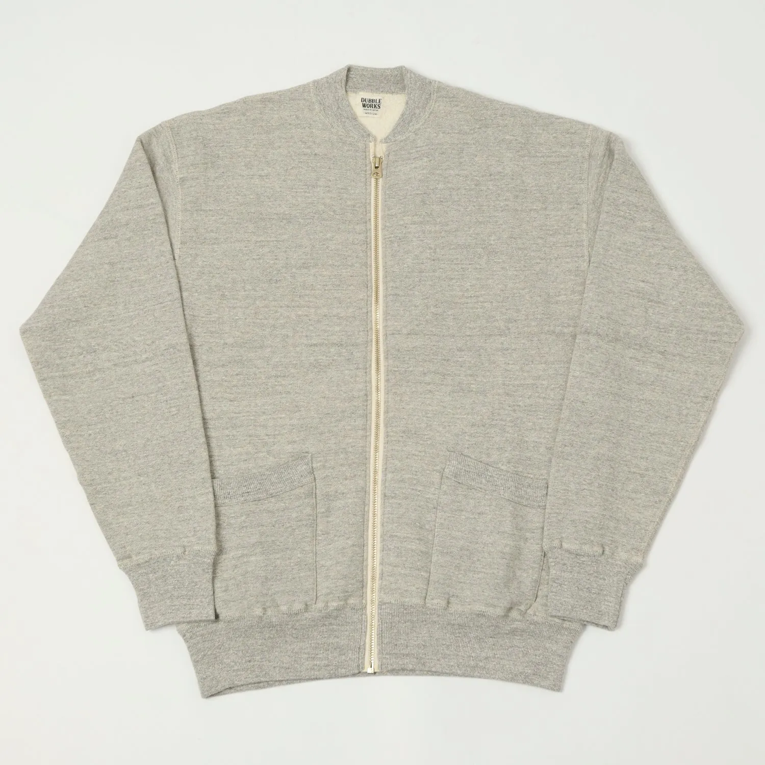 Stretchable Panels Dubbleworks Tsuriami Sweat Jacket - Heather Grey