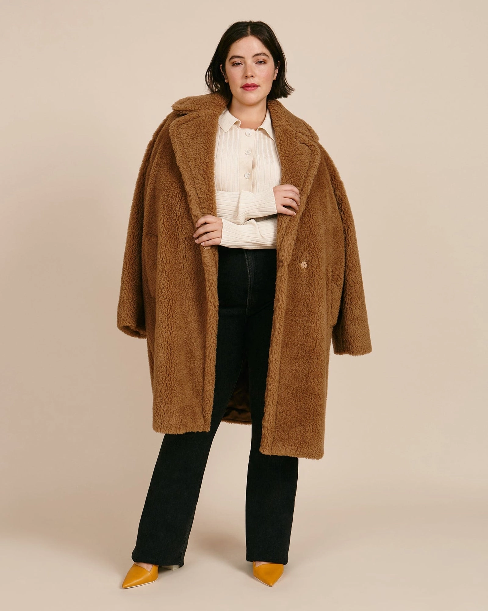 Tabula Coat | Camel Barrier Seam Construction Utility