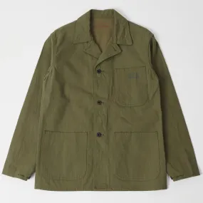 Stylish Comfort Lightweight Feel Buzz Rickson's U.S. Navy N-3 Utility Jacket - Olive