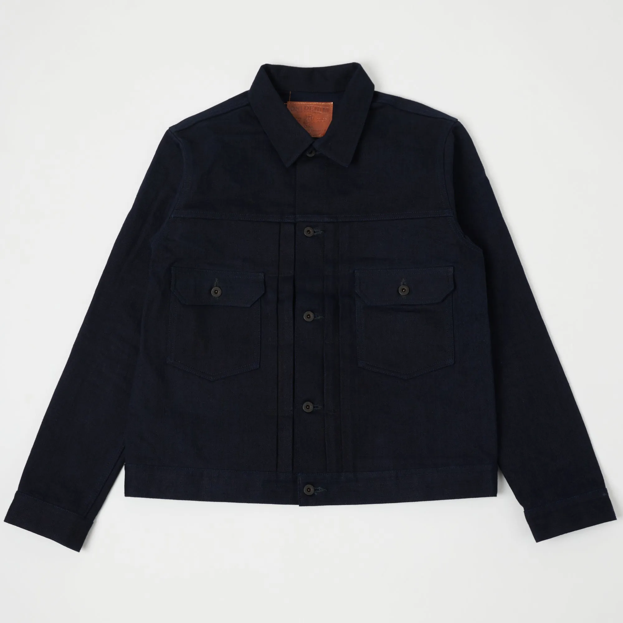 ONI Denim 02517ID17 Type II Double Indigo Denim Jacket Layer Piece Effortless Look