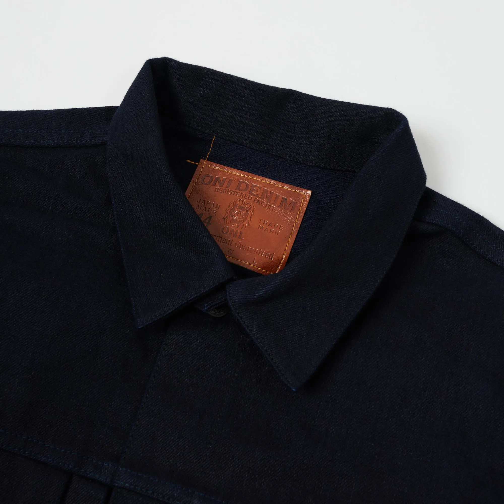 ONI Denim 02517ID17 Type II Double Indigo Denim Jacket Convertible Style