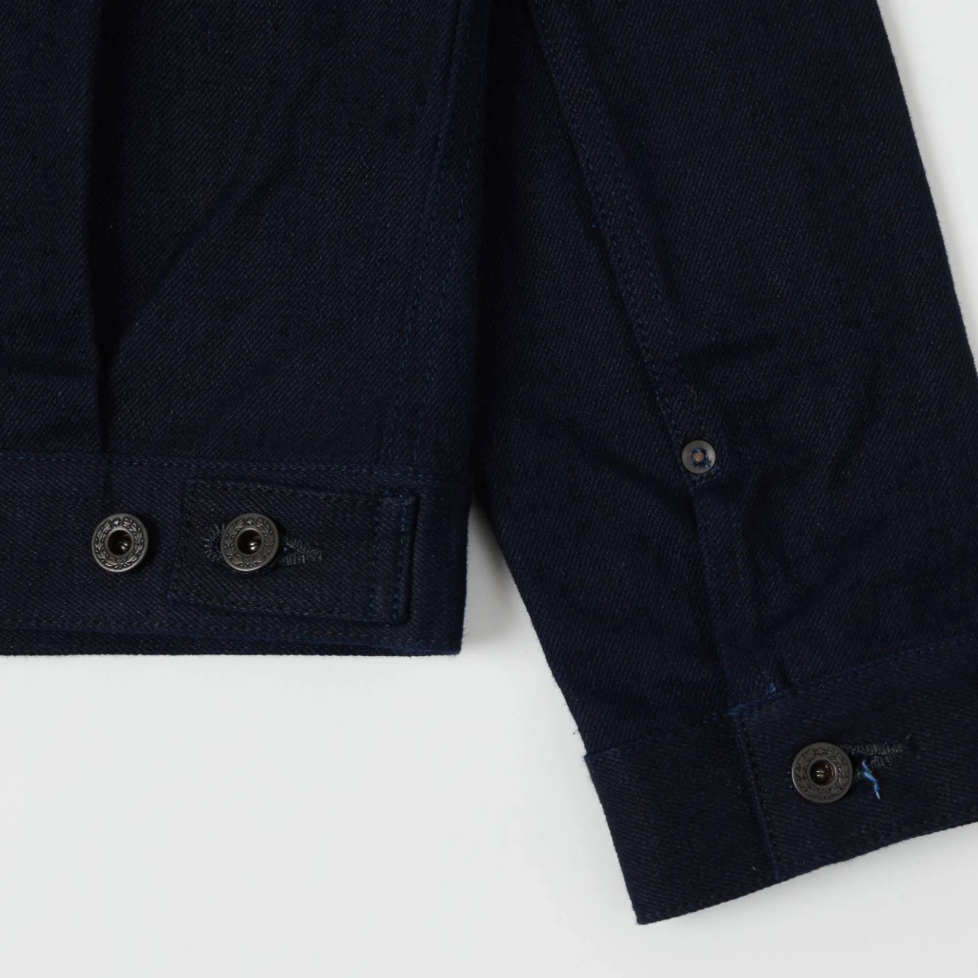 Solid Color ONI Denim 02517ID17 Type II Double Indigo Denim Jacket