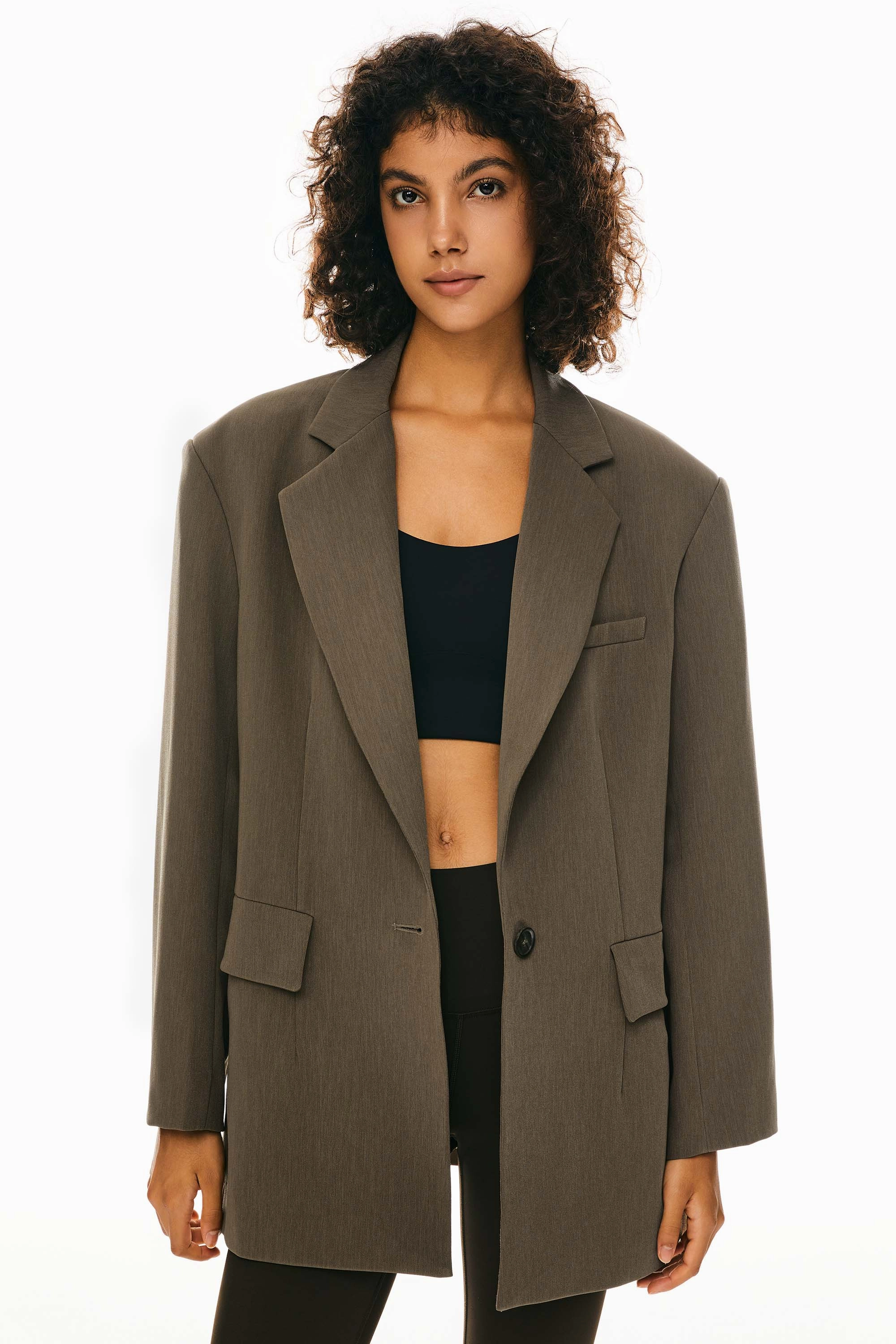 Tailored for Success Refined Tailored Oversized Office Blazer