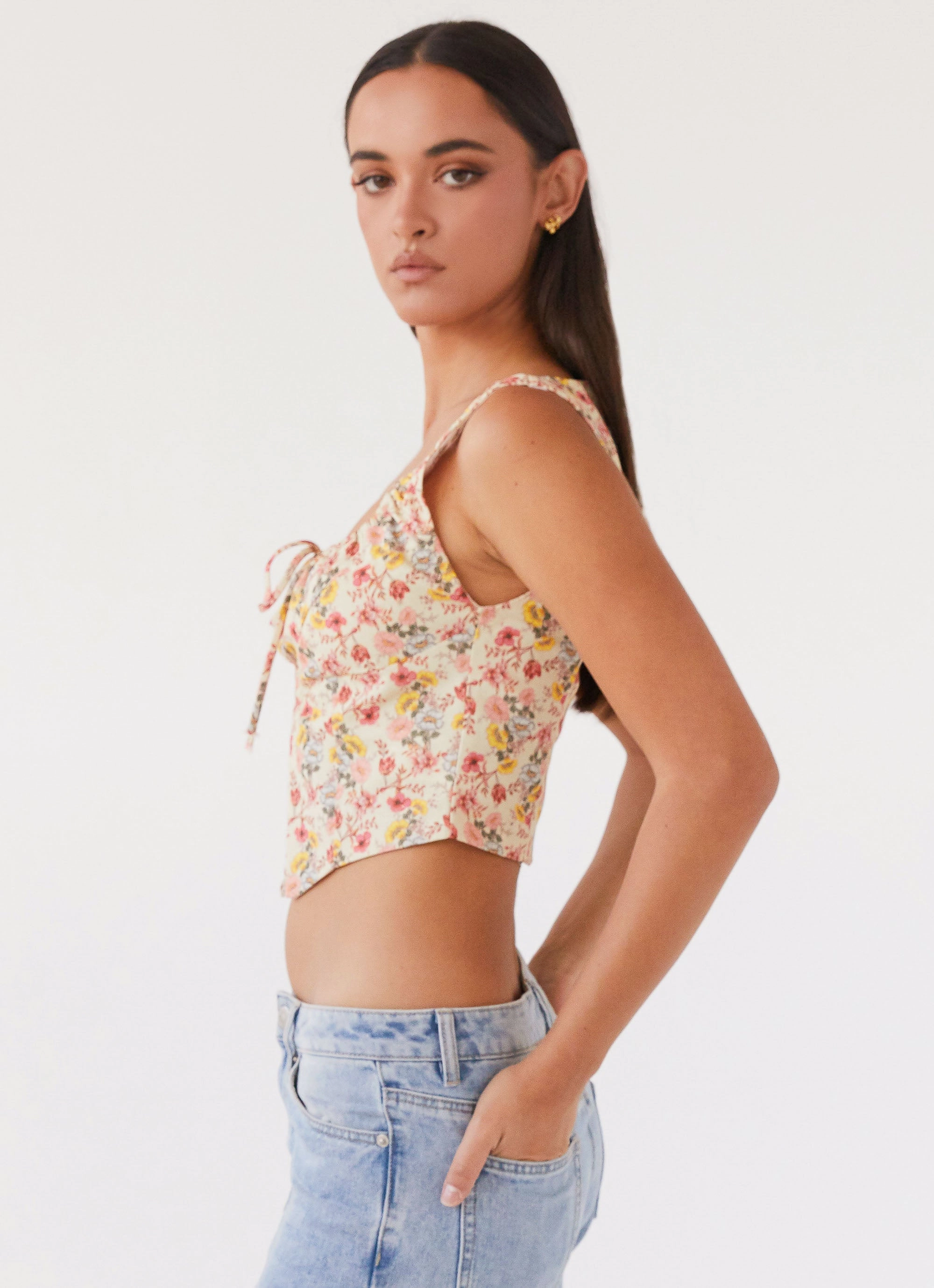 Take Me Away Corset Top - Garden Party Stylish Choice