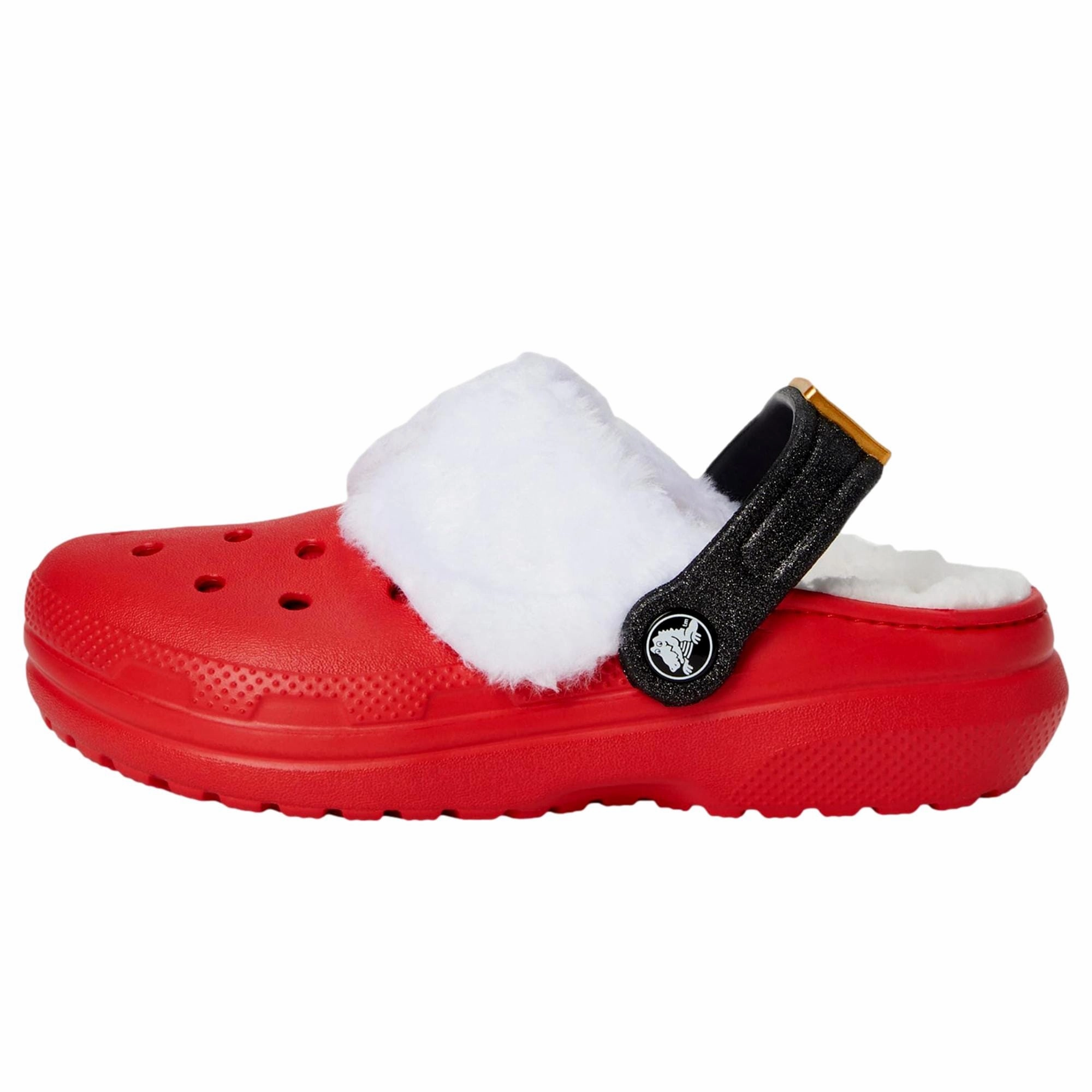Crocs Santa Lined Clog Varsity Red/Multi  210931-6WE Pre-School Open Steps Natural Step