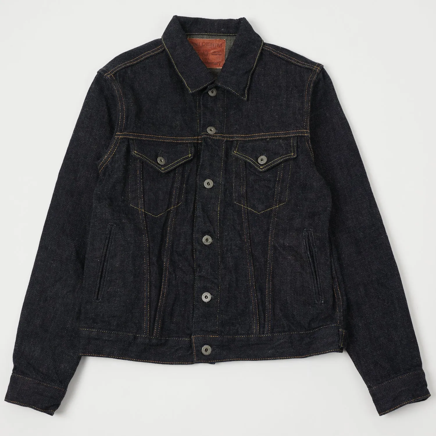Fit For Daily ONI Denim 02527P 20th Anniversary Blue Cast Type III Denim Jacket - Rinsed